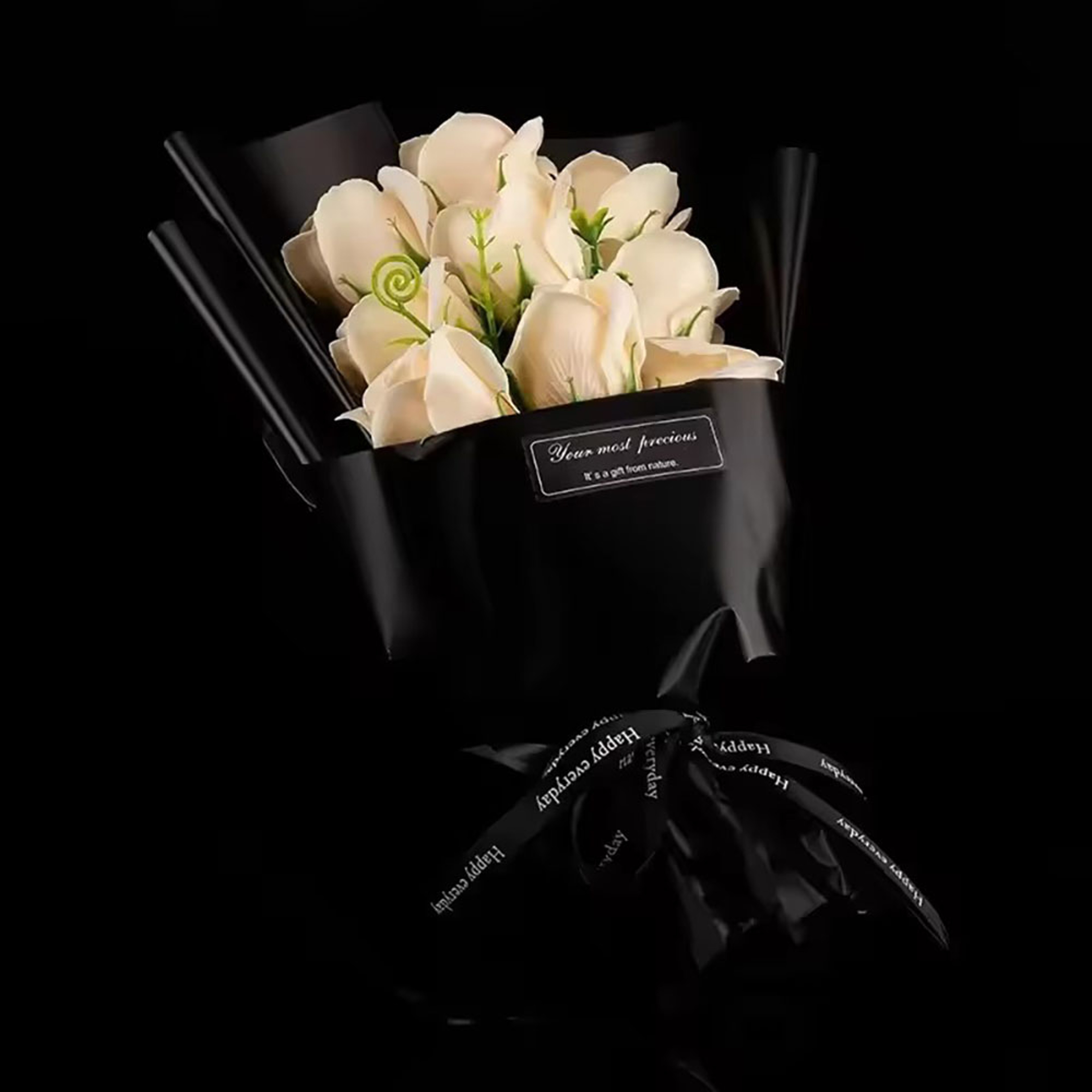 Artificial Silk Soap Flower Rose Bouquet for Home, Wedding, Birthday, Valentine's Day Gift – view 6
