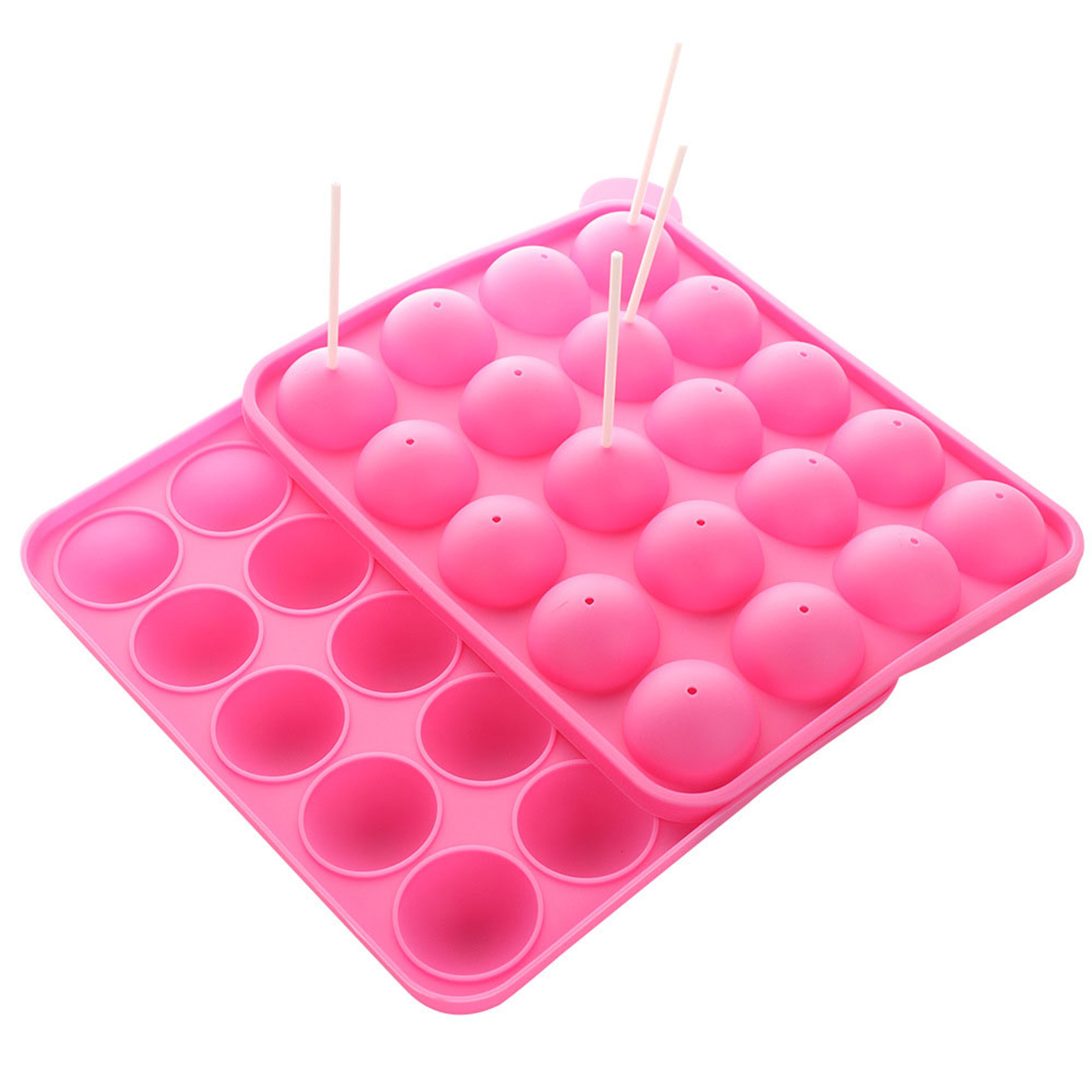 Silicone Molds DIY, Spherical Chocolate Mold, Round Lollipop Cake Mold Baking Tools by Silicone World – view 6