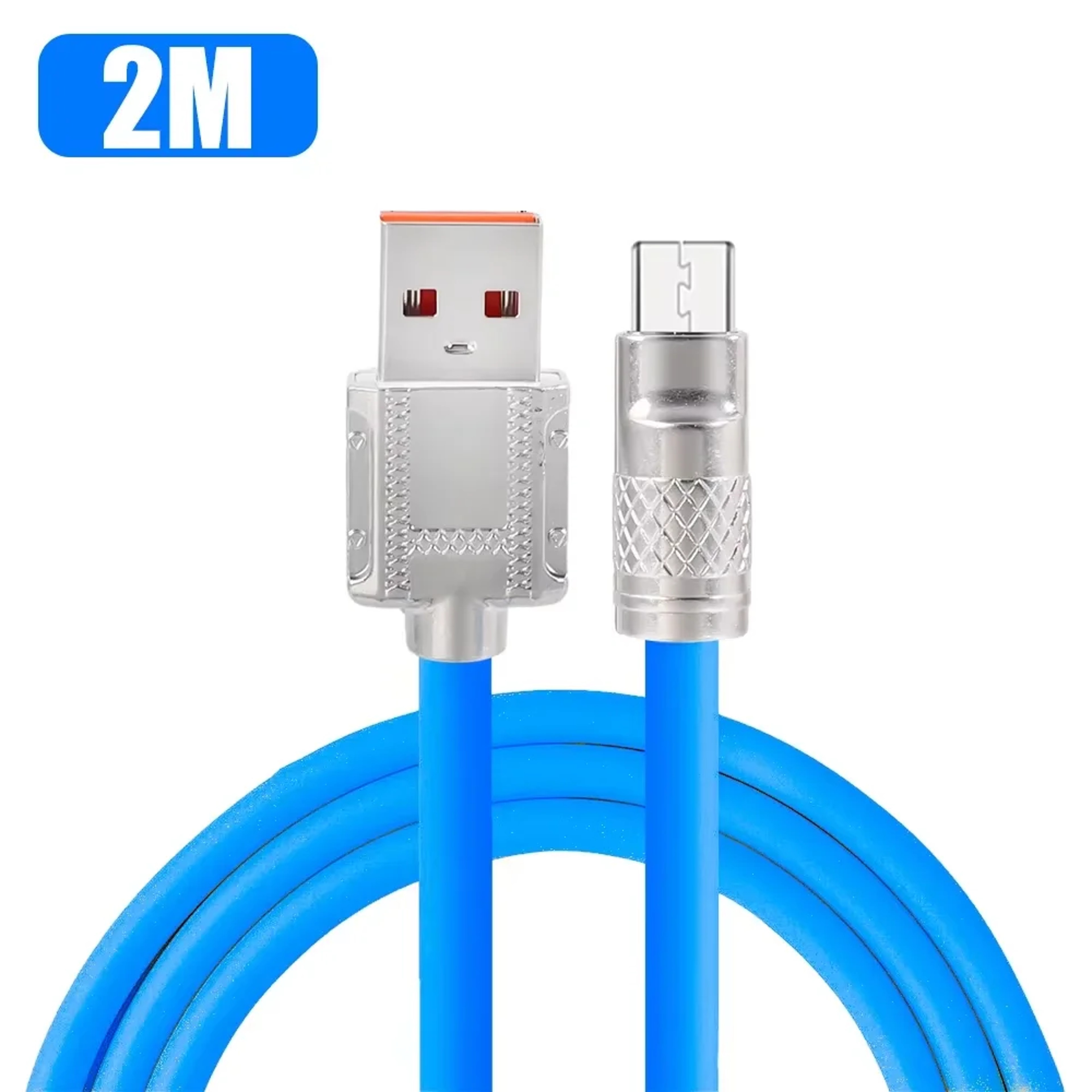 Quick Charge USB Cable USB C Charger Super Fast Charge Type C Liquid Silicone Cable For Huawei Sams 7