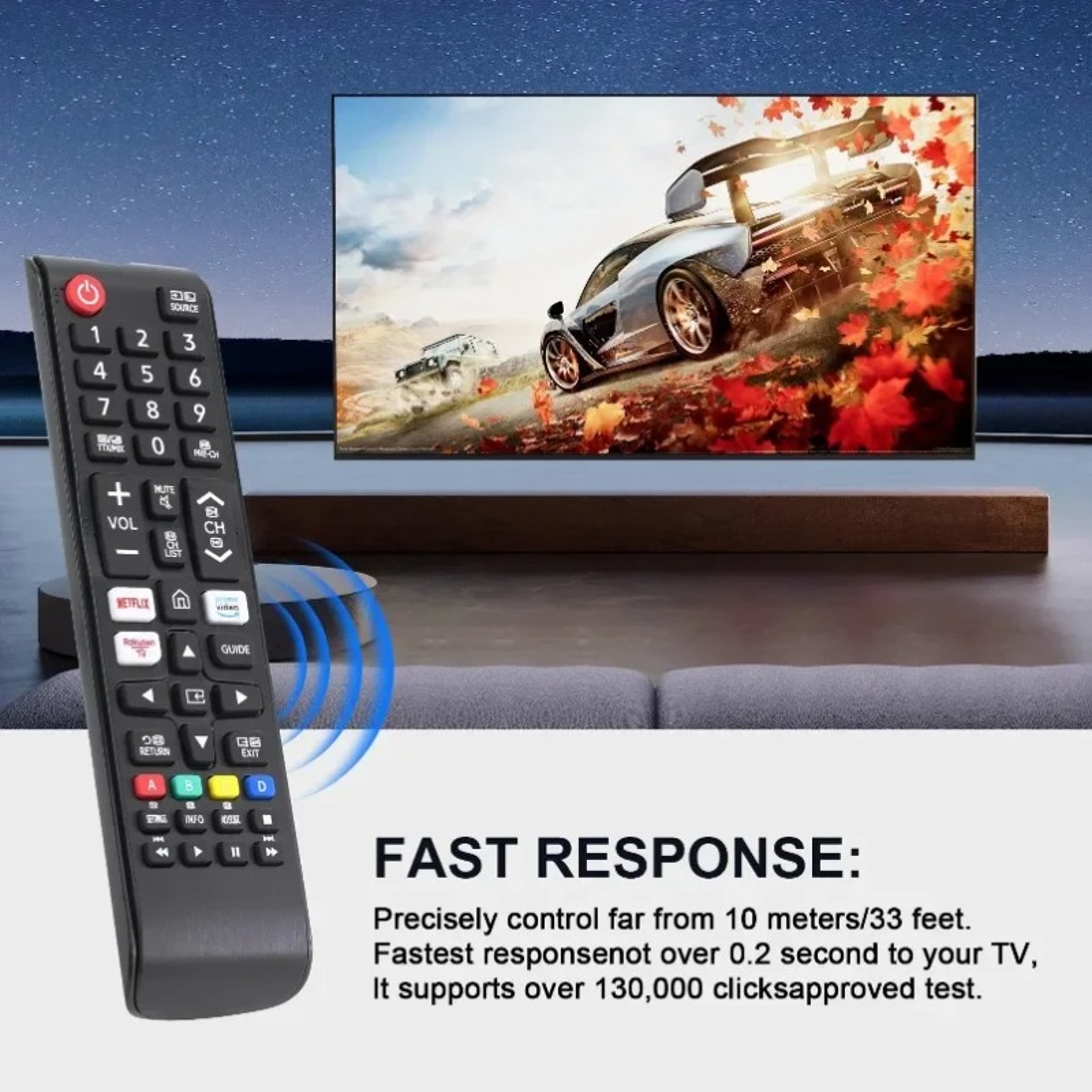 Control Replacement For Samsung Smart TV Universal Remote For 4K UHD QLED HDTV LED TVs 1