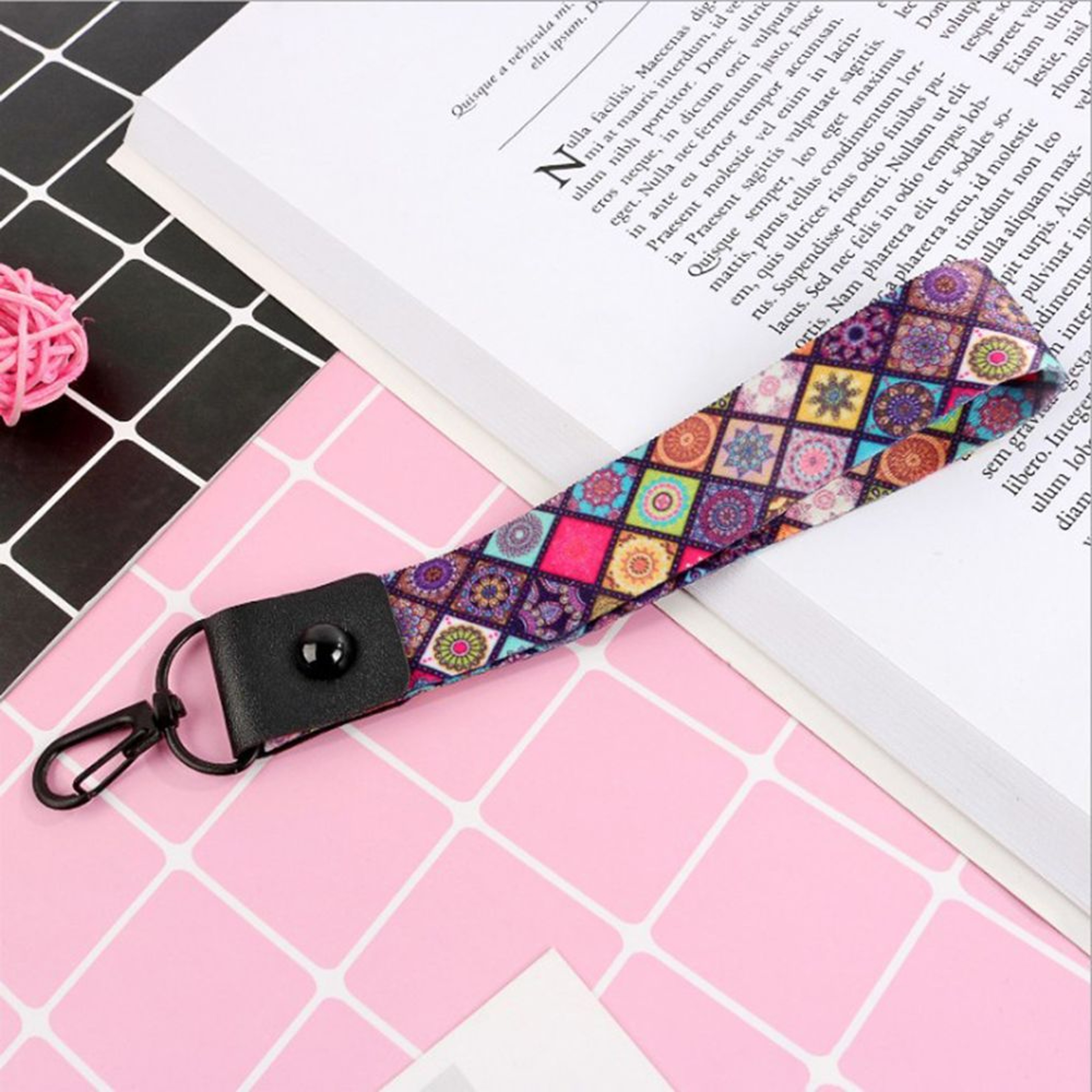 Wrist Band Key Rope Lanyard With Badge ID Card Holder Mobile Phone Strap 0