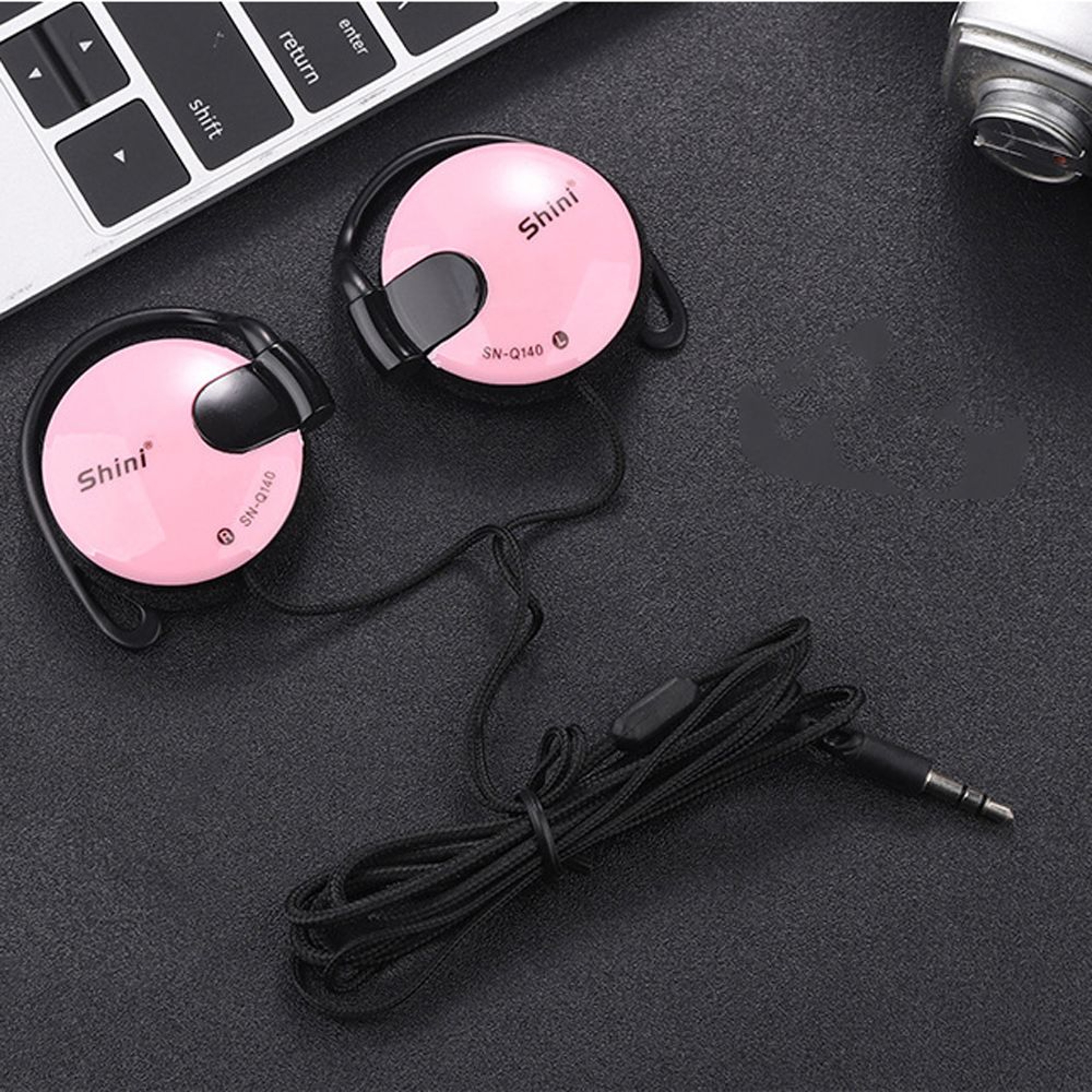 Wired Earpiece for Phone, Sport Headset, Ear Hook Earphone for Comfort Fit – view 5