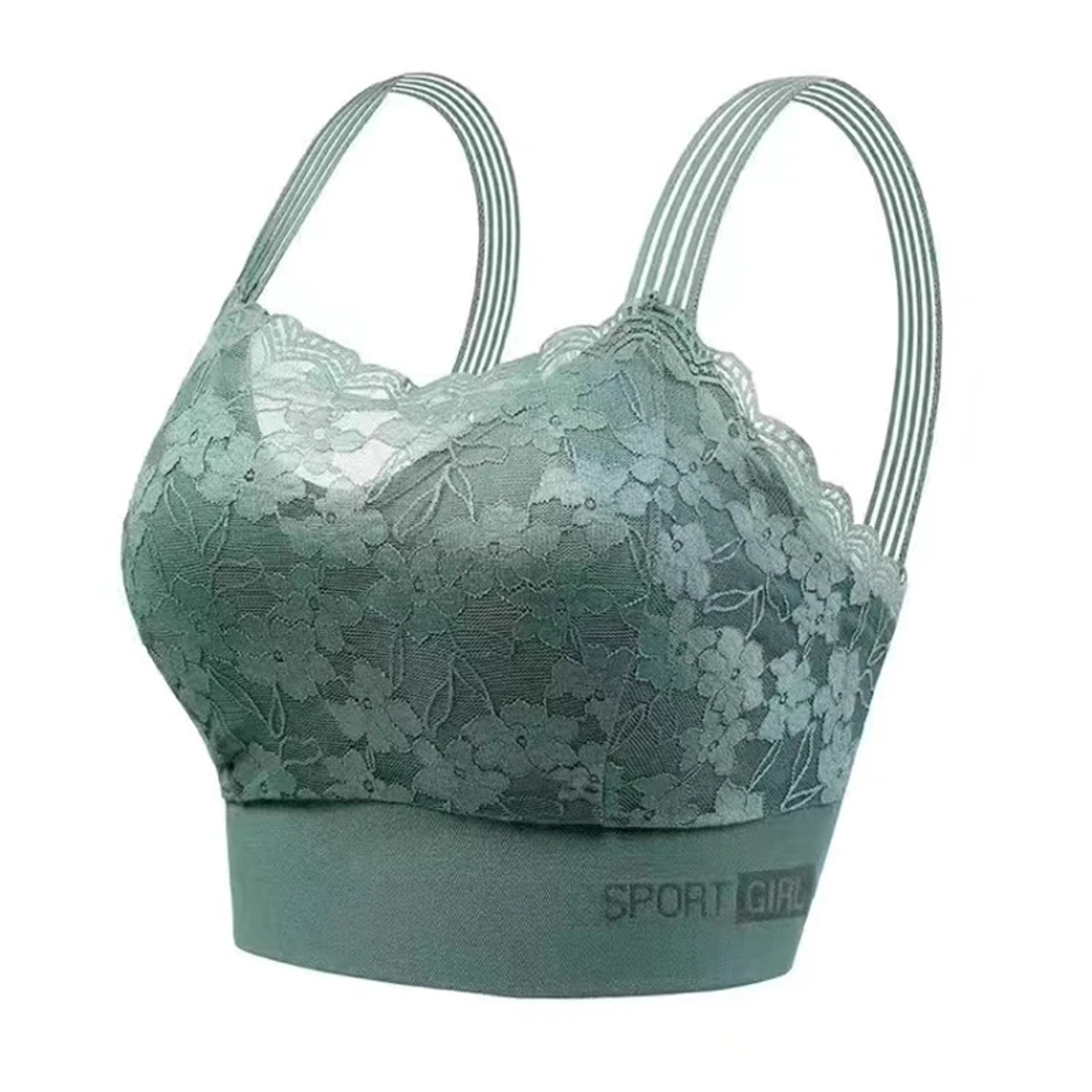 Comfortable Breathable Sexy Lace Seamless Large Size Womens Bra Sports Beauty Back Vest Sleep Tube  7