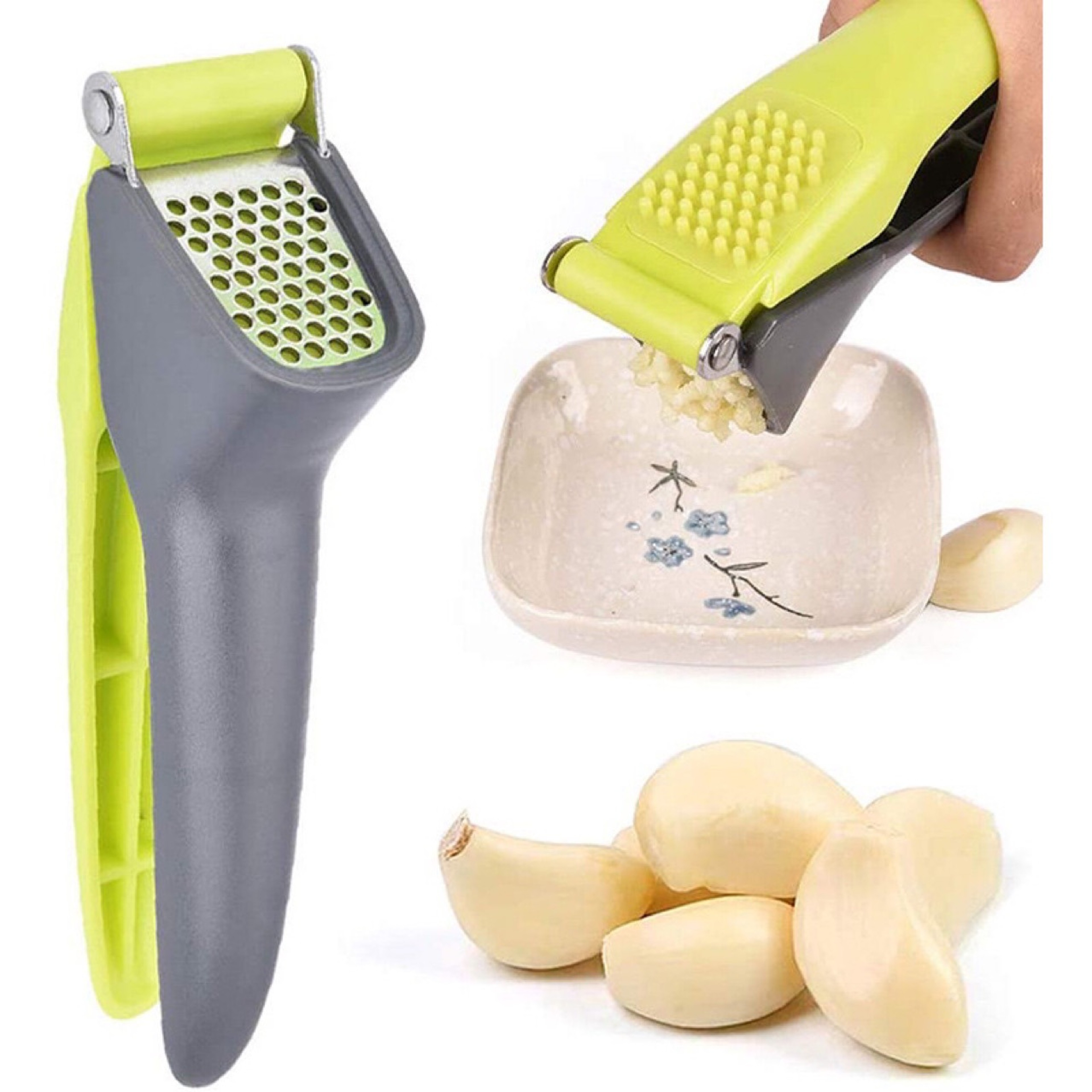 Durable Garlic Puree Press Manual Stainless Steel Kitchen Gadget With Labor Saving Design 1