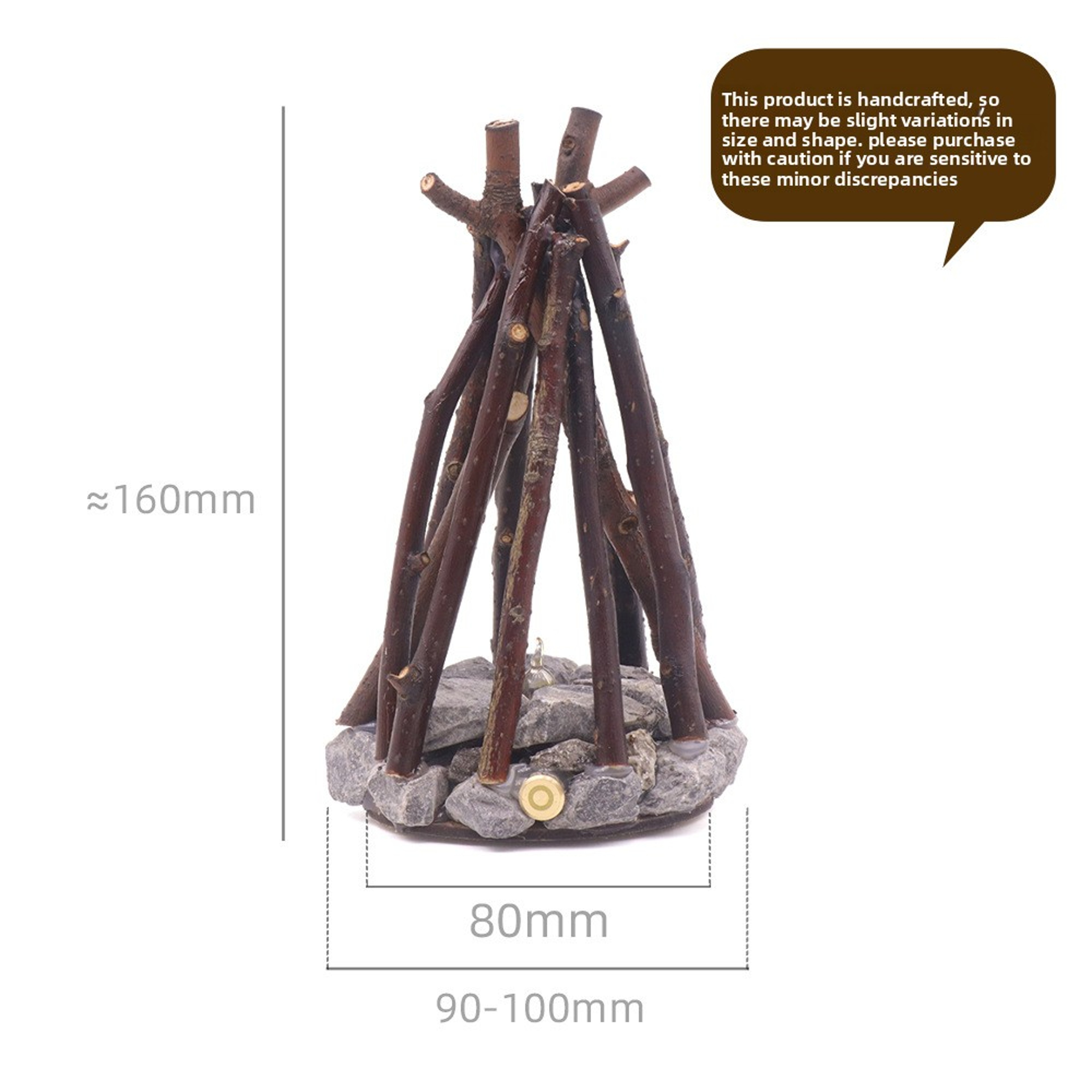 Original Ecological Stone Retro Night Light, Handmade Tree Branch LED Ambient Light, Bar Counter Decoration – view 7