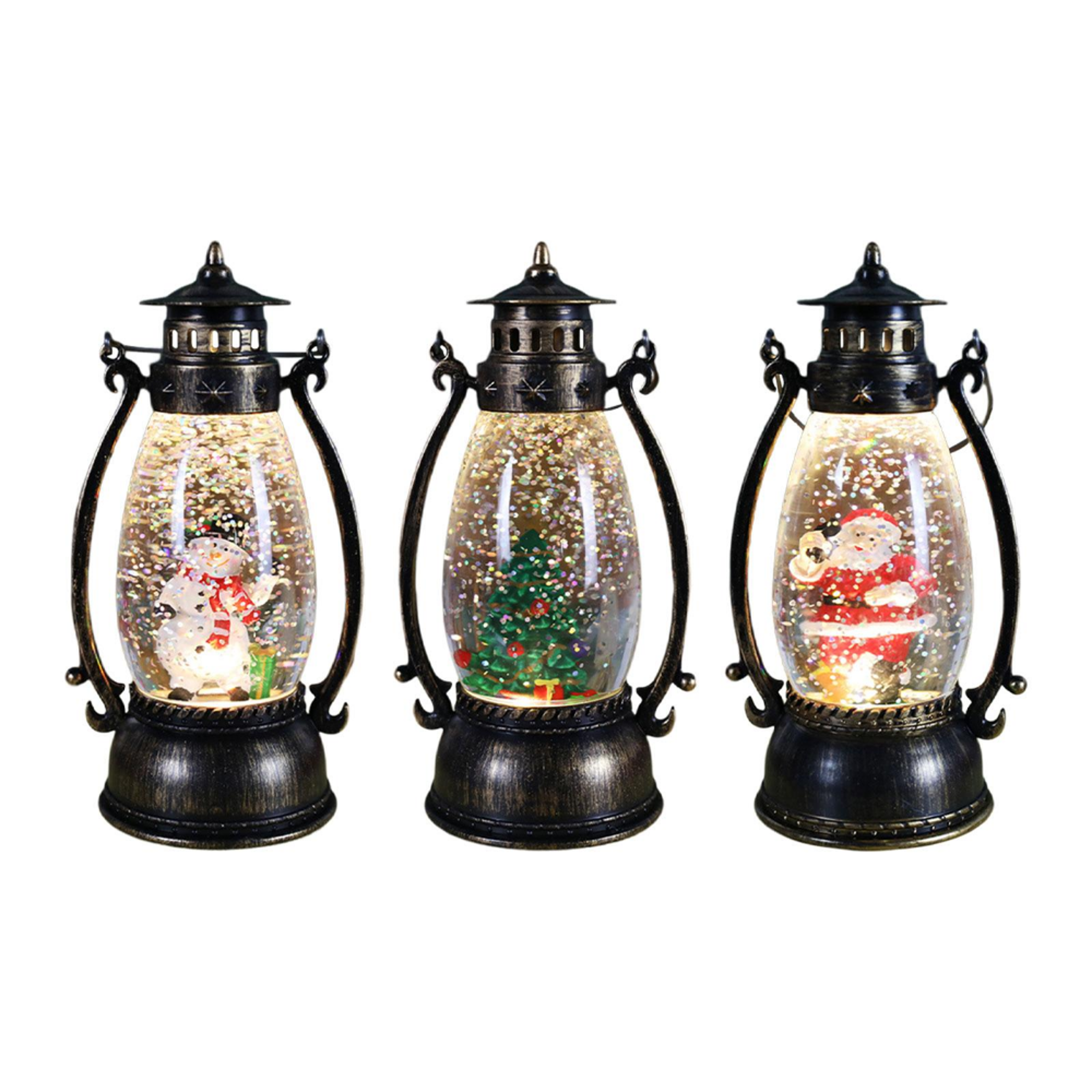 Christmas Night Lamp, Acrylic Crystal Ball Lantern Light, Kids Toy Gift, Xmas Day Party Landscape Decor – view 1