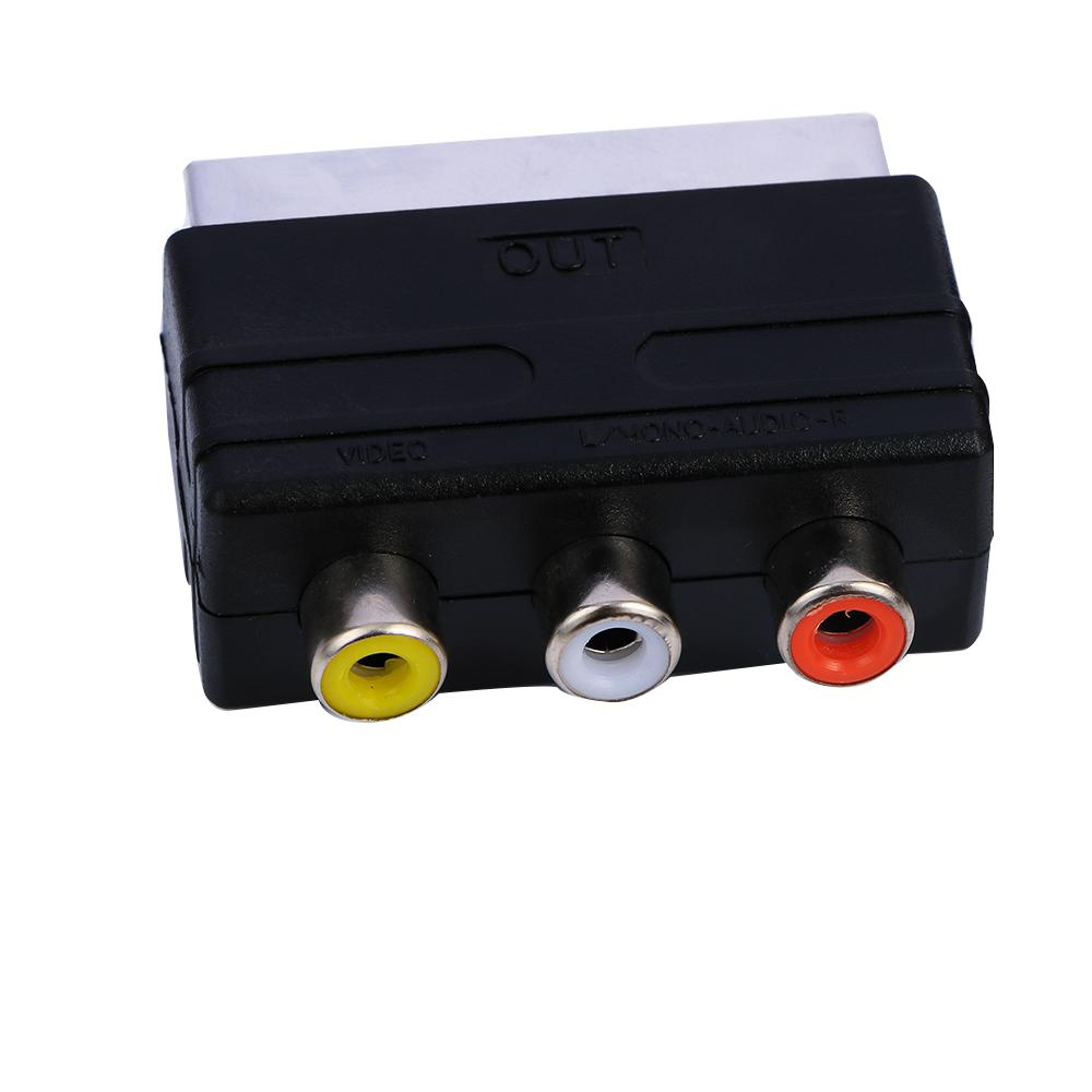 New High Quality Adapter SCART Male, Plug To 3 RCA Female Audio Video, Cable Adapter Converter – view 2