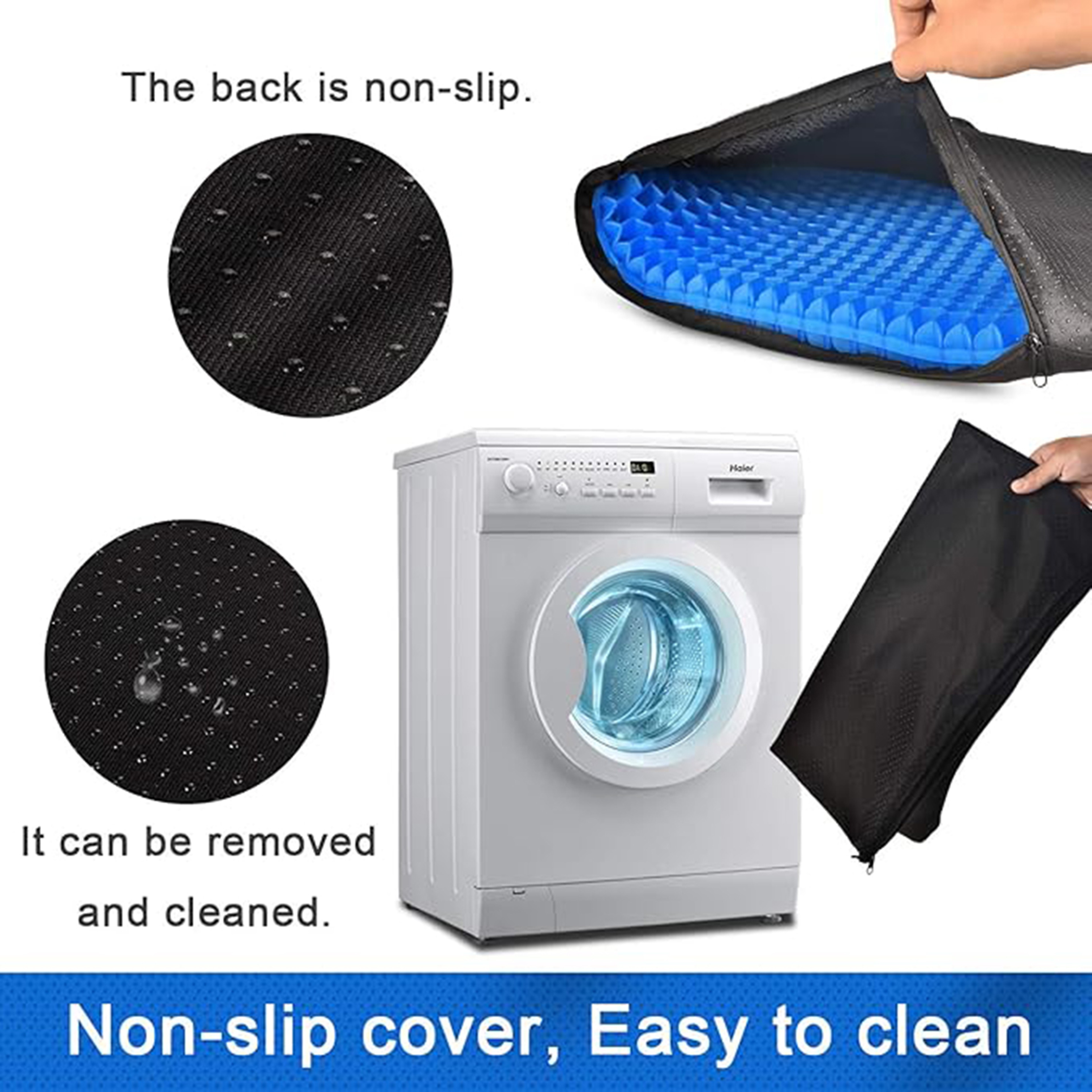 Breathable Honeycomb Seat Cushion Highly Elastic NonCollapsible For Auto Office And Outdoor Use 2