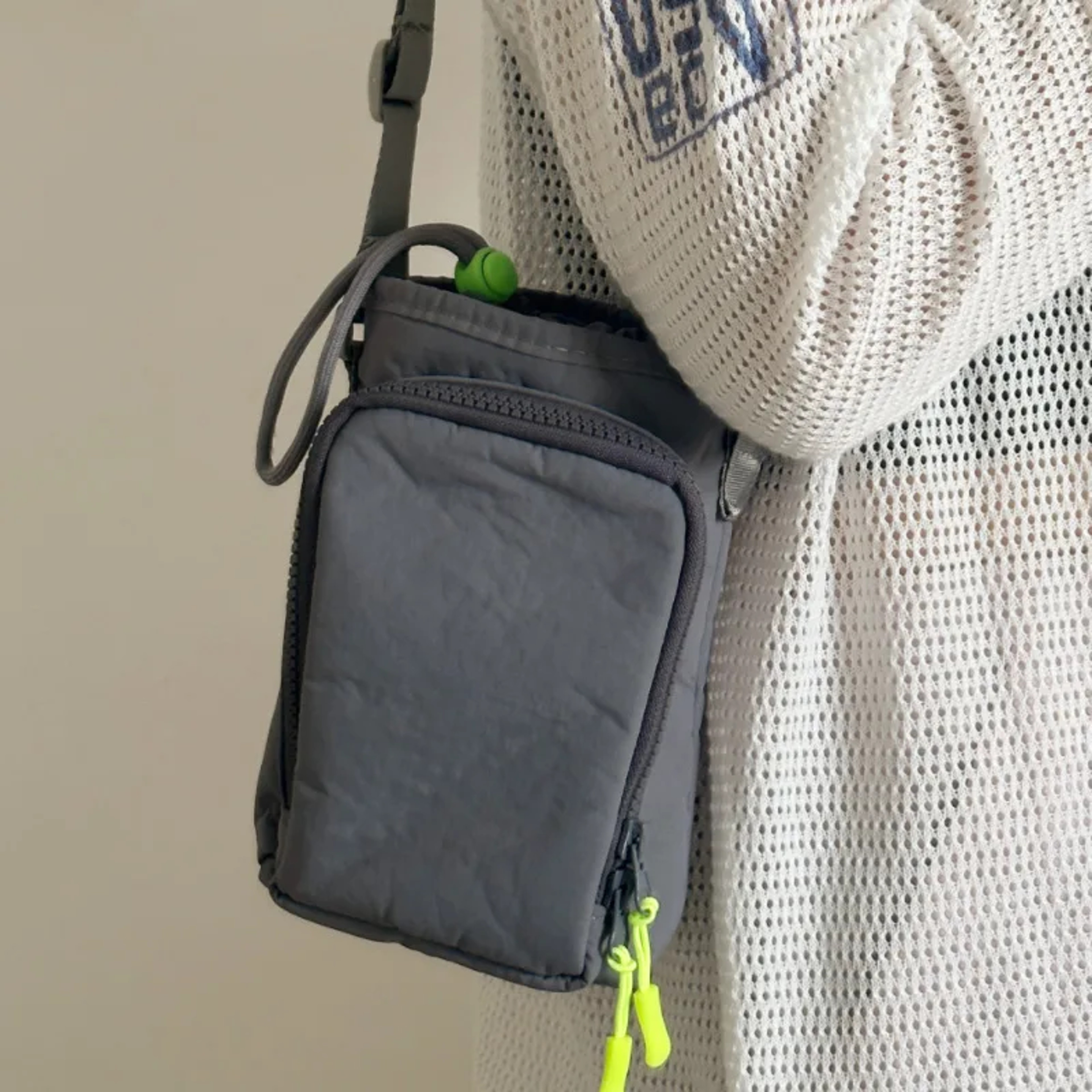 Sports Outdoor Portable Bag Drawstring Slanted Back Small Bag Waterproof Yoga Bag 4