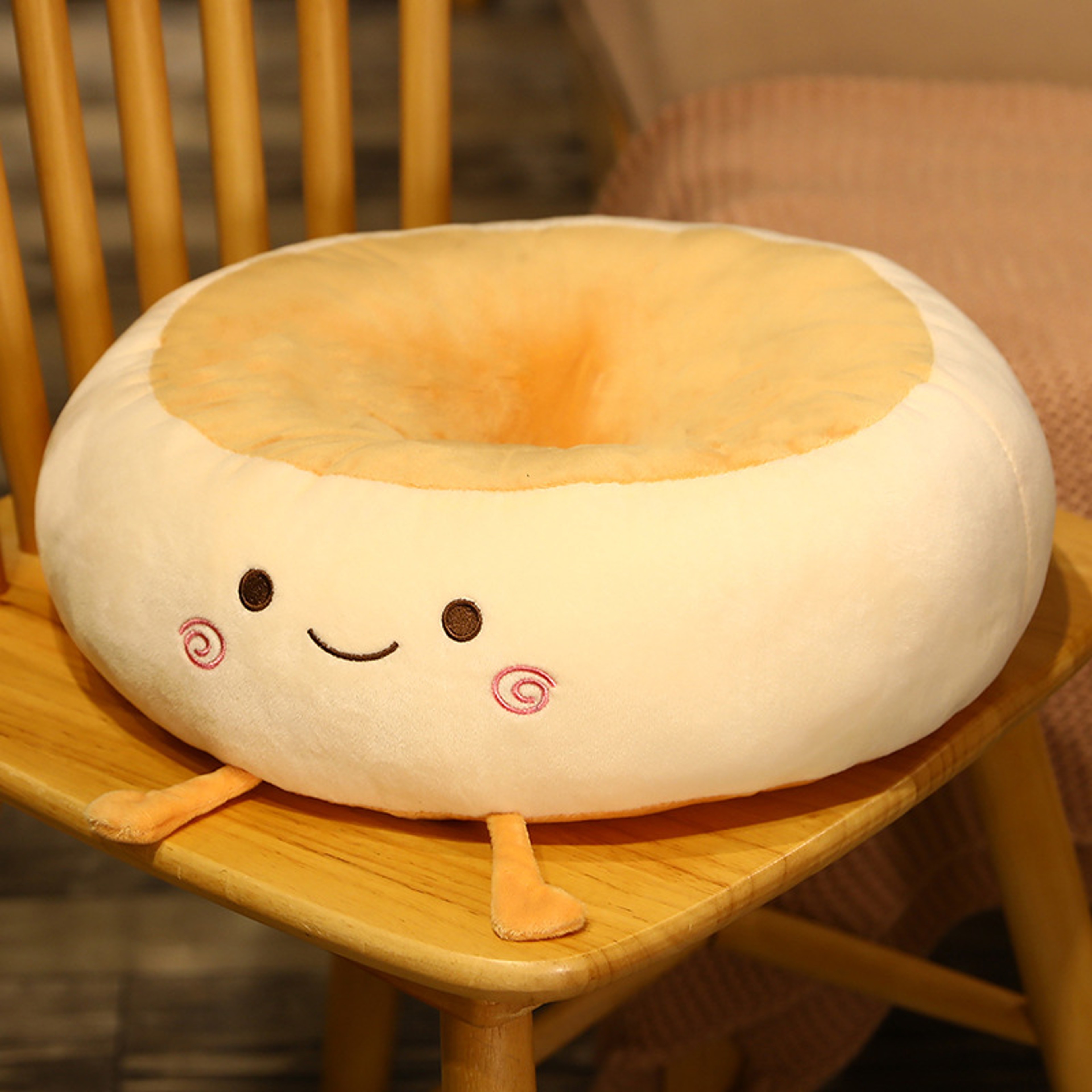 Memory Cotton Floor Chair Cushions for Office, Thickened Soft Cartoon Waist Pillow – view 7
