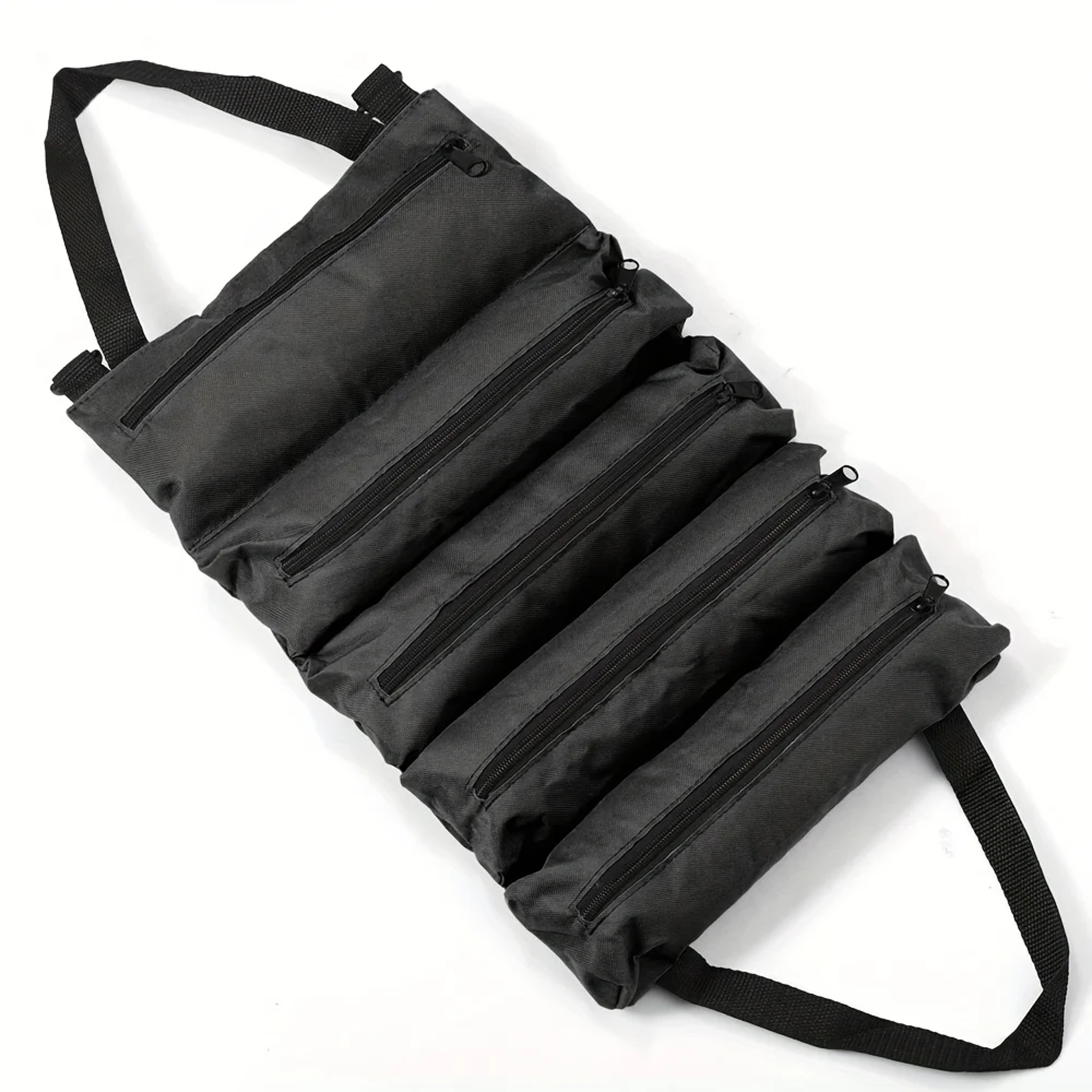 Oxford Fabric MultiTool Organizer HeavyDuty RollUp Tool Bag AllinOne Garage Storage For Mechanics E 6