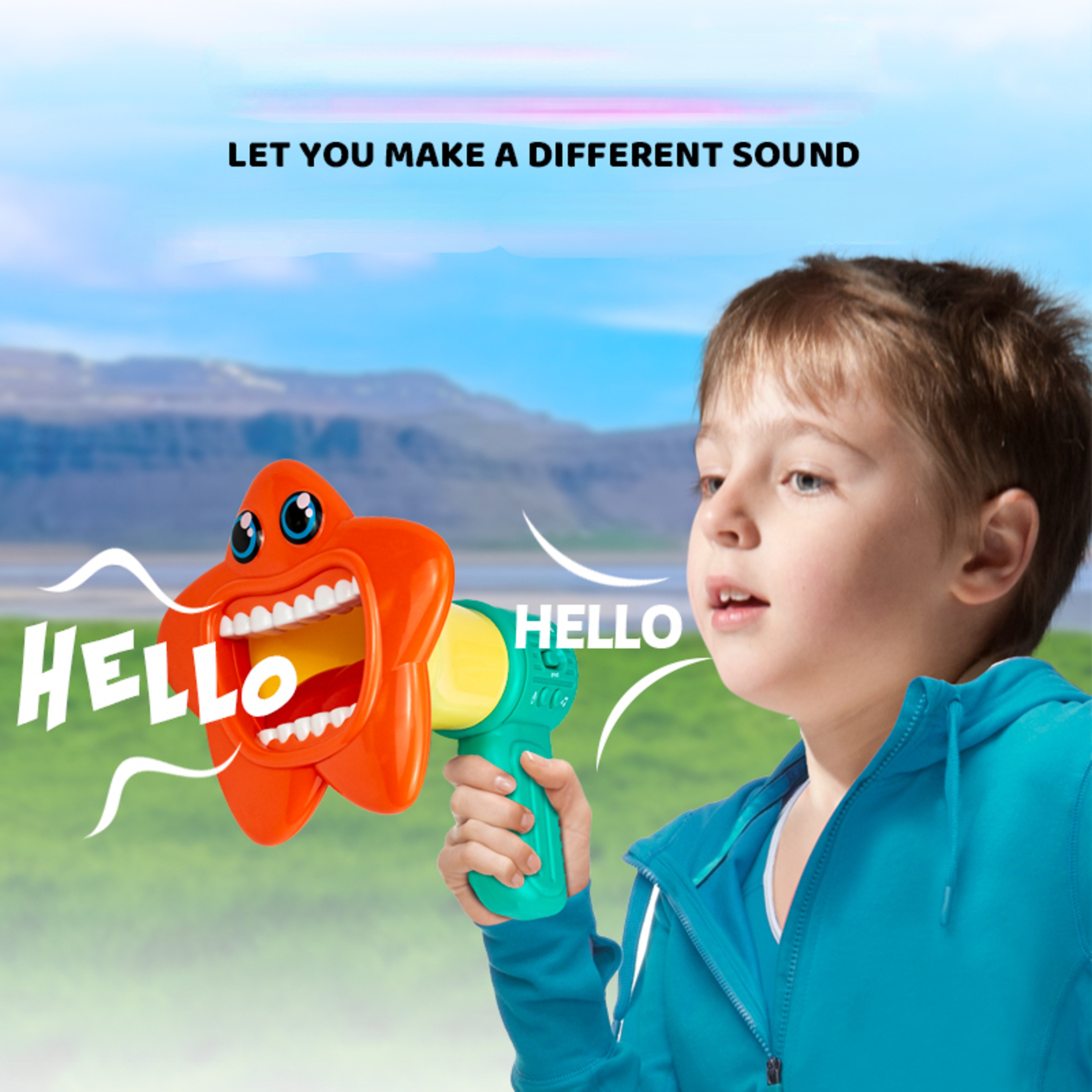 Funny Megaphone For Kids Voice Changer Recording Toy Children Speaker Hand Mic Amplifier Recorder F 1