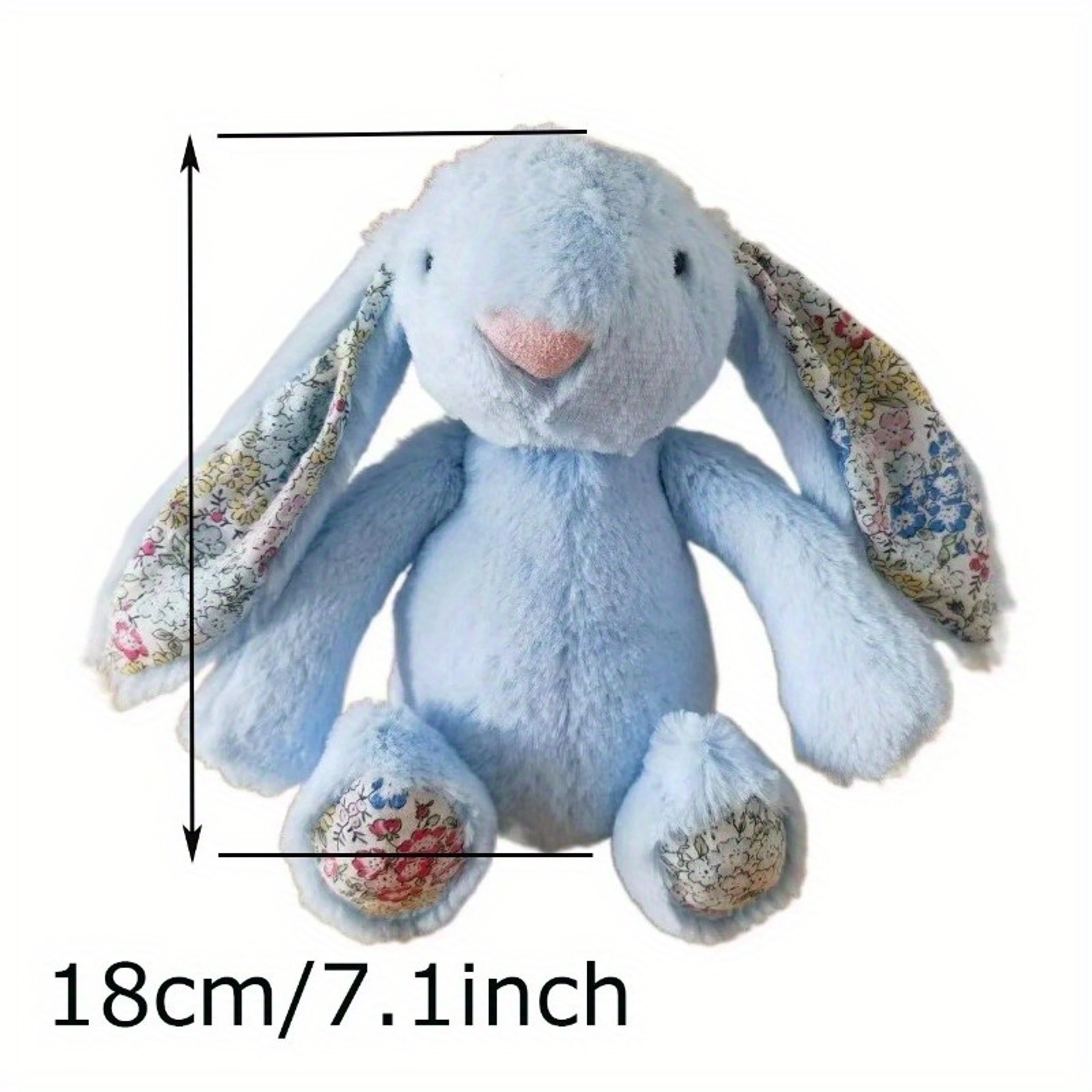 Creative Soft Stuffed Animal Cute Sitting Long Ear Rabbit Plush Doll Gift 3