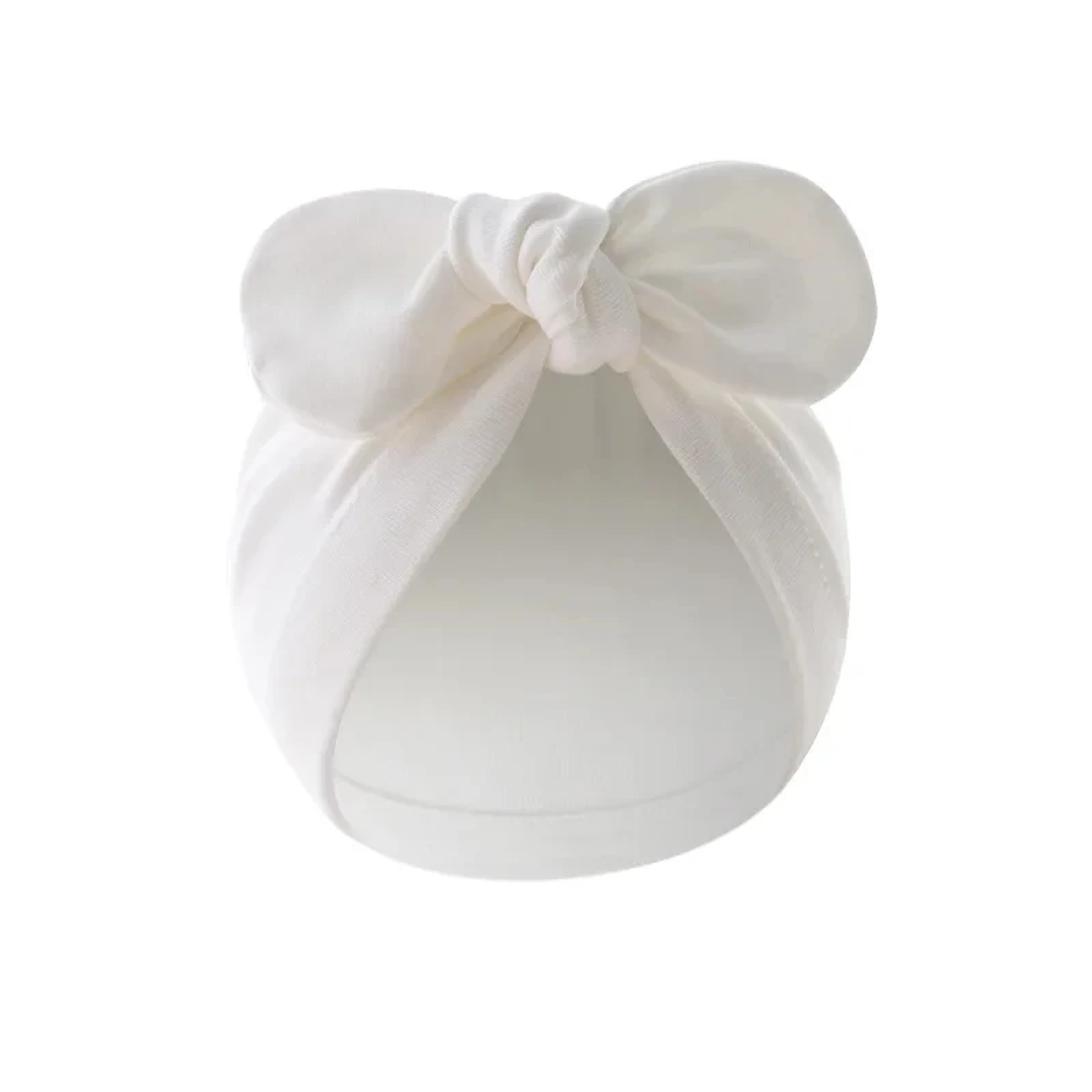Toddler Cap Baby Accessories, Solid Color Newborn Beanie Cute Bows Turban Hats – view 8