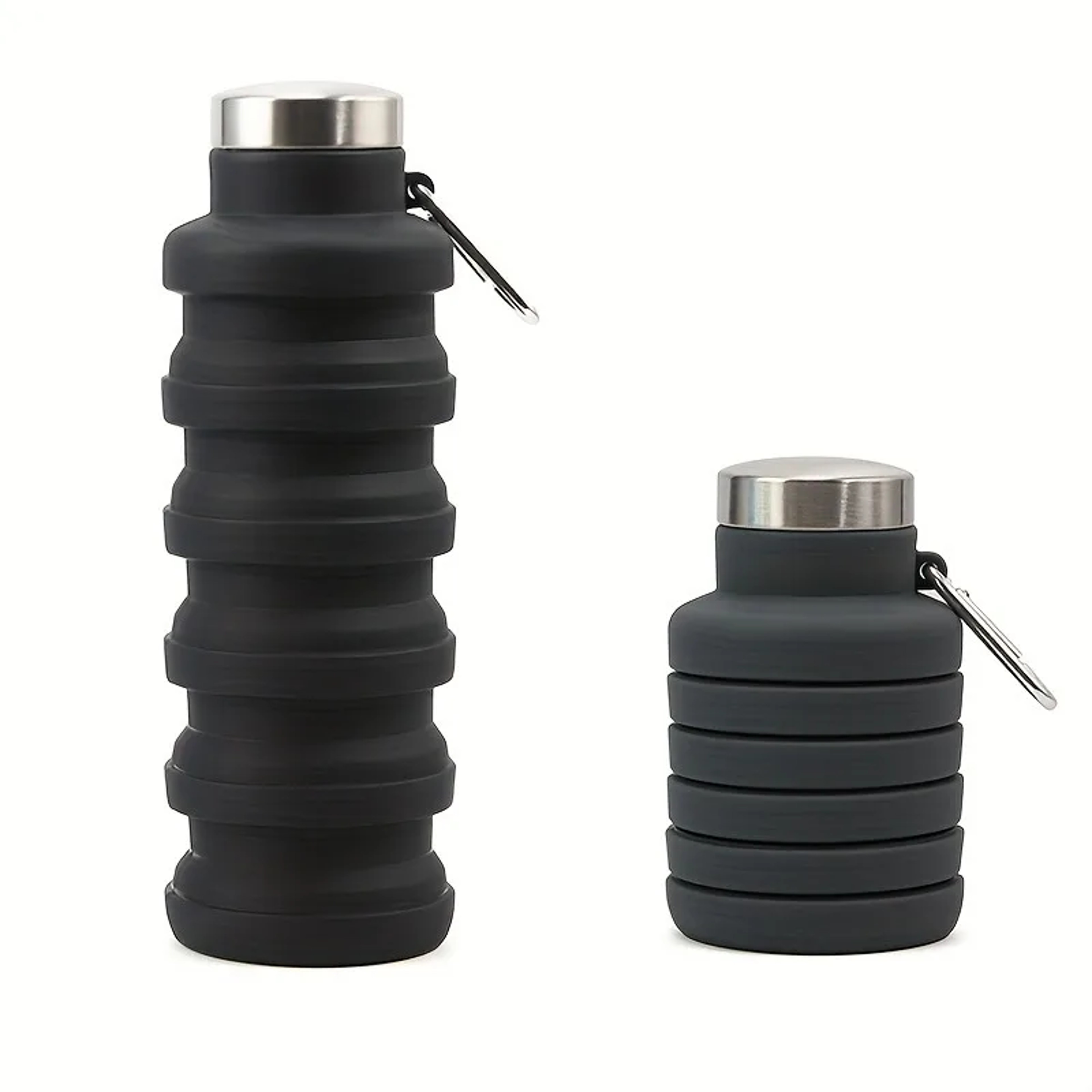 Portable Outdoor Travel Water Bottle, Silicone Folding Cup Retractable – view 4