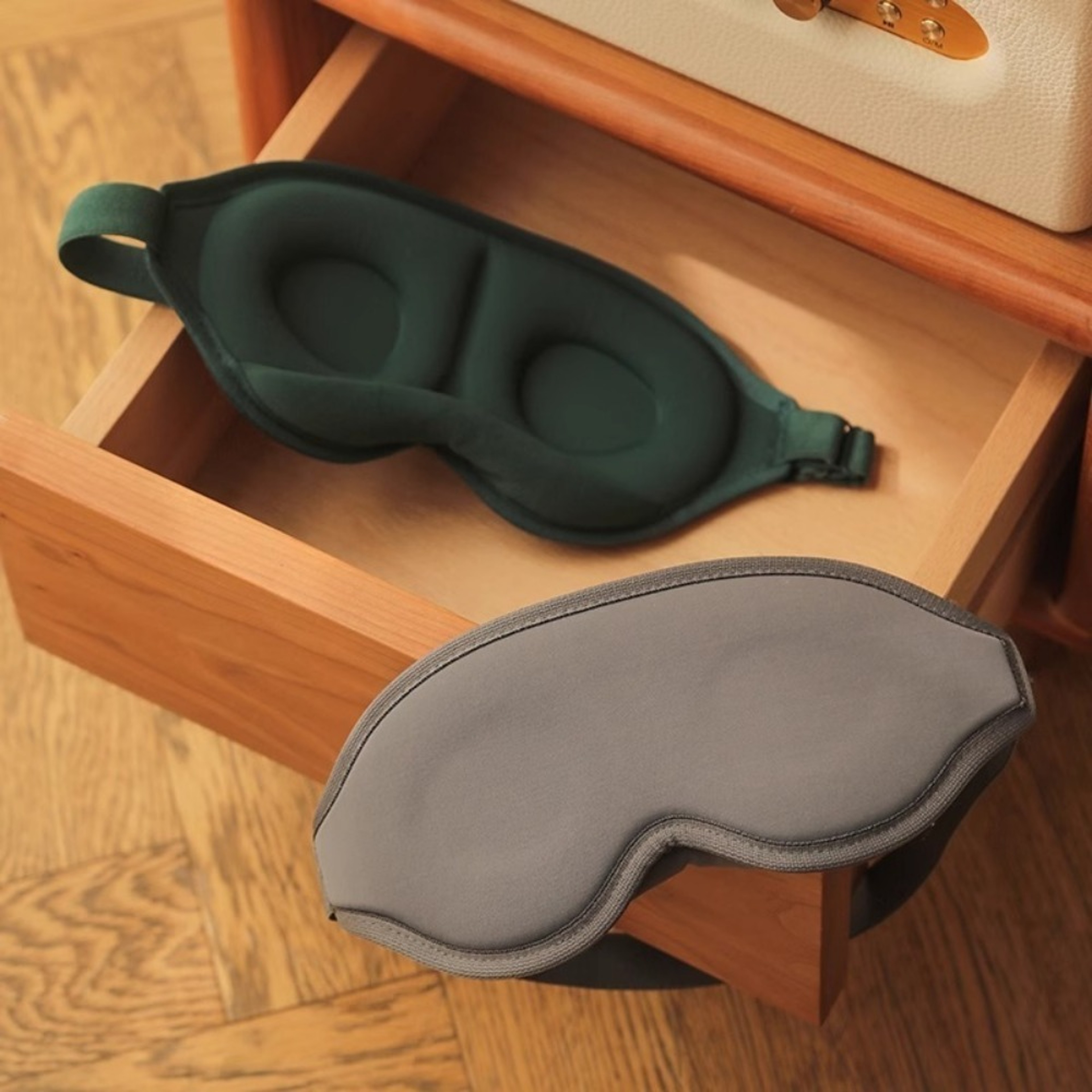 Pressure Free Sleeping Mask Light Blocking Capsule Eye Mask Summer Soft 3D Breathable Sleep And Sun 3