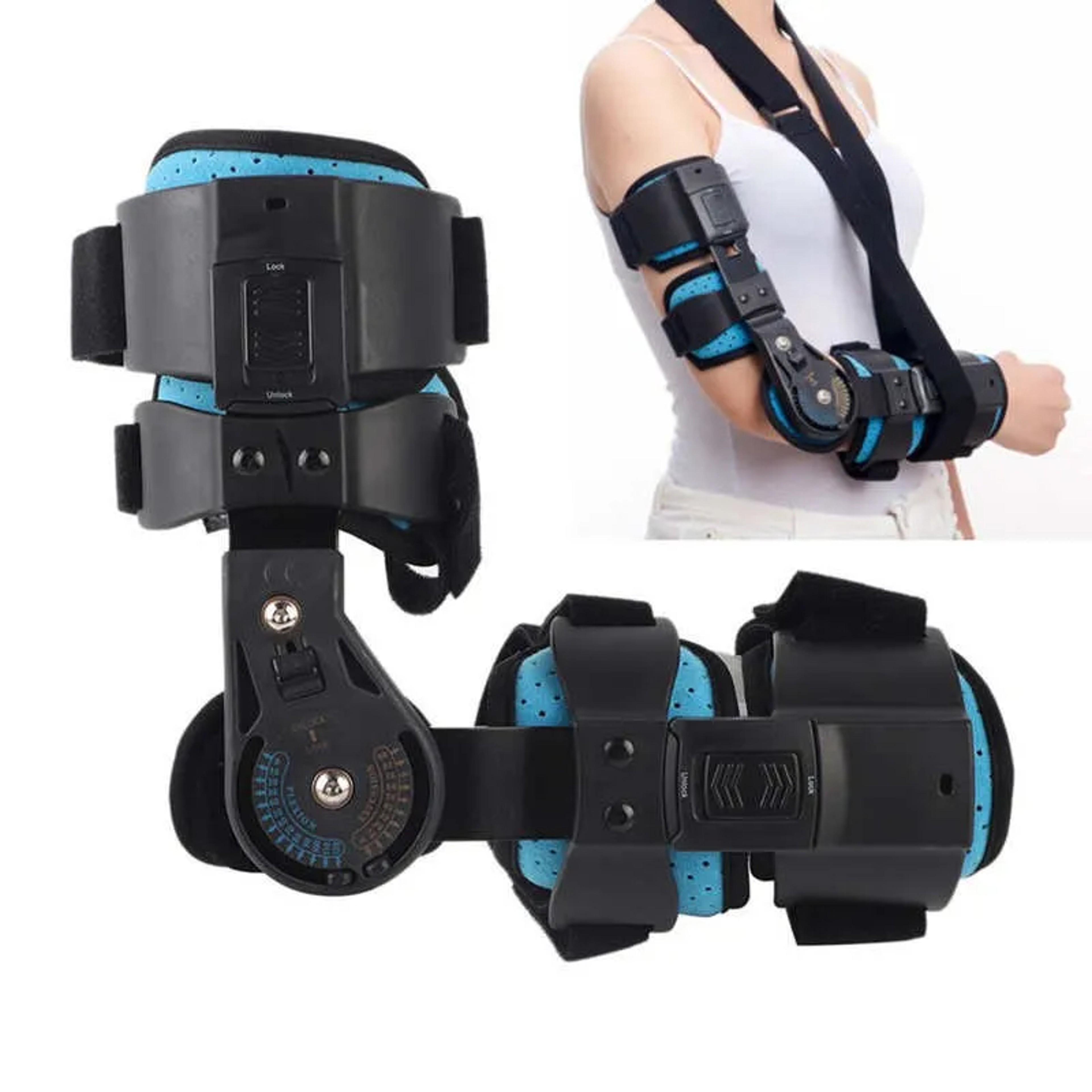 Breathable Elbow Brace Adjustable OP Rear Elbow Brace For Arm Injury Recovery Lightweight And Comfo 0