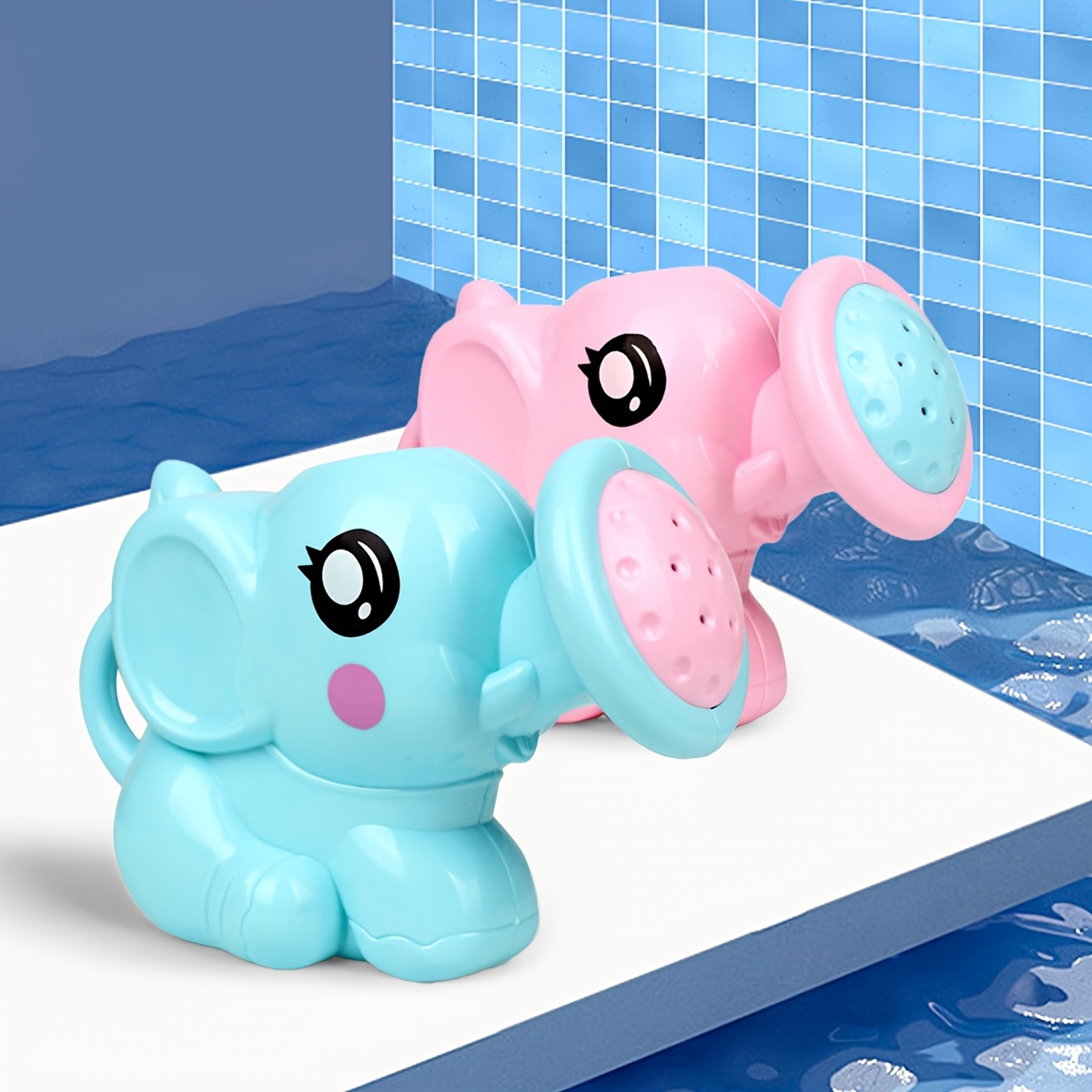 Cute Cartoon Elephant Shower Kettle Fun Youngsters Bath Toys Kids Water Play Accessories 0