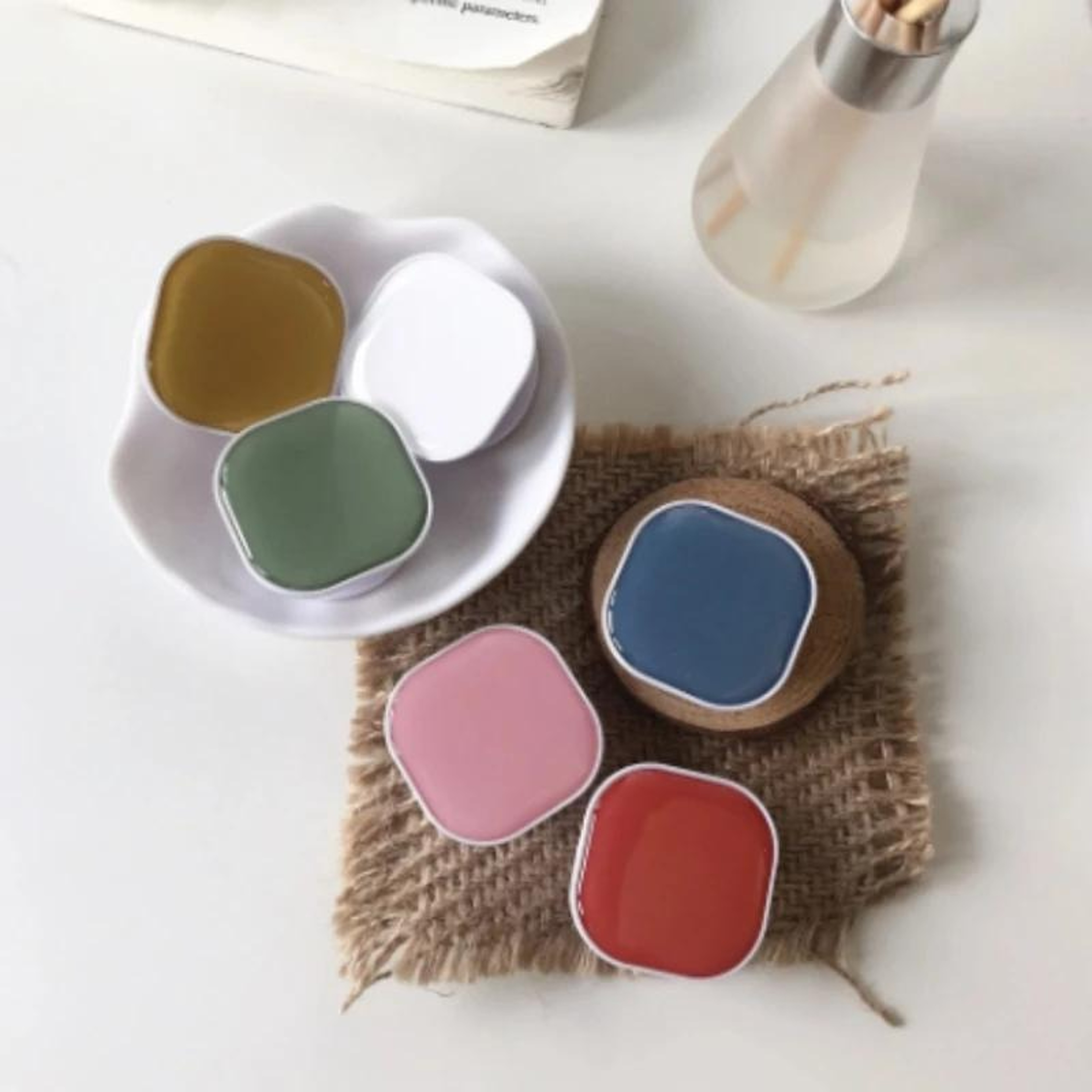 Cute Square Pop Socket Phone Grip 360 Rotatable Finger Ring Stand Sticker 2