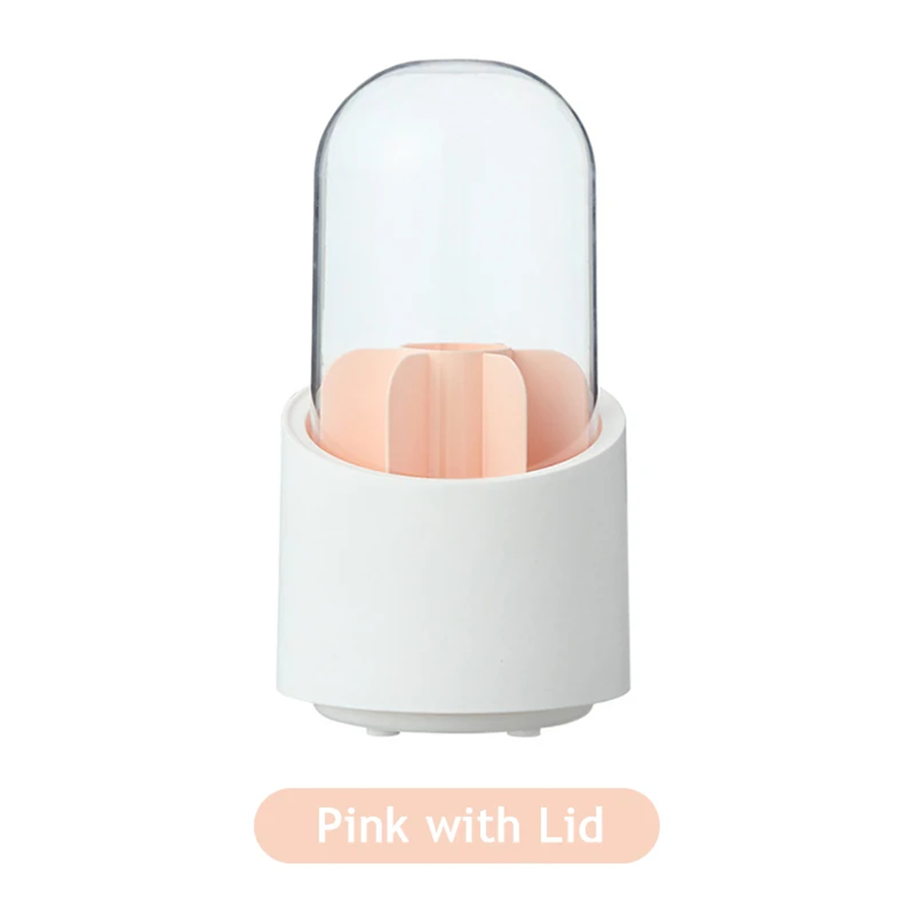 Portable Rotating Makeup Brush Storage Box Lipstick Shadow Cosmetic Holder Organizer 7
