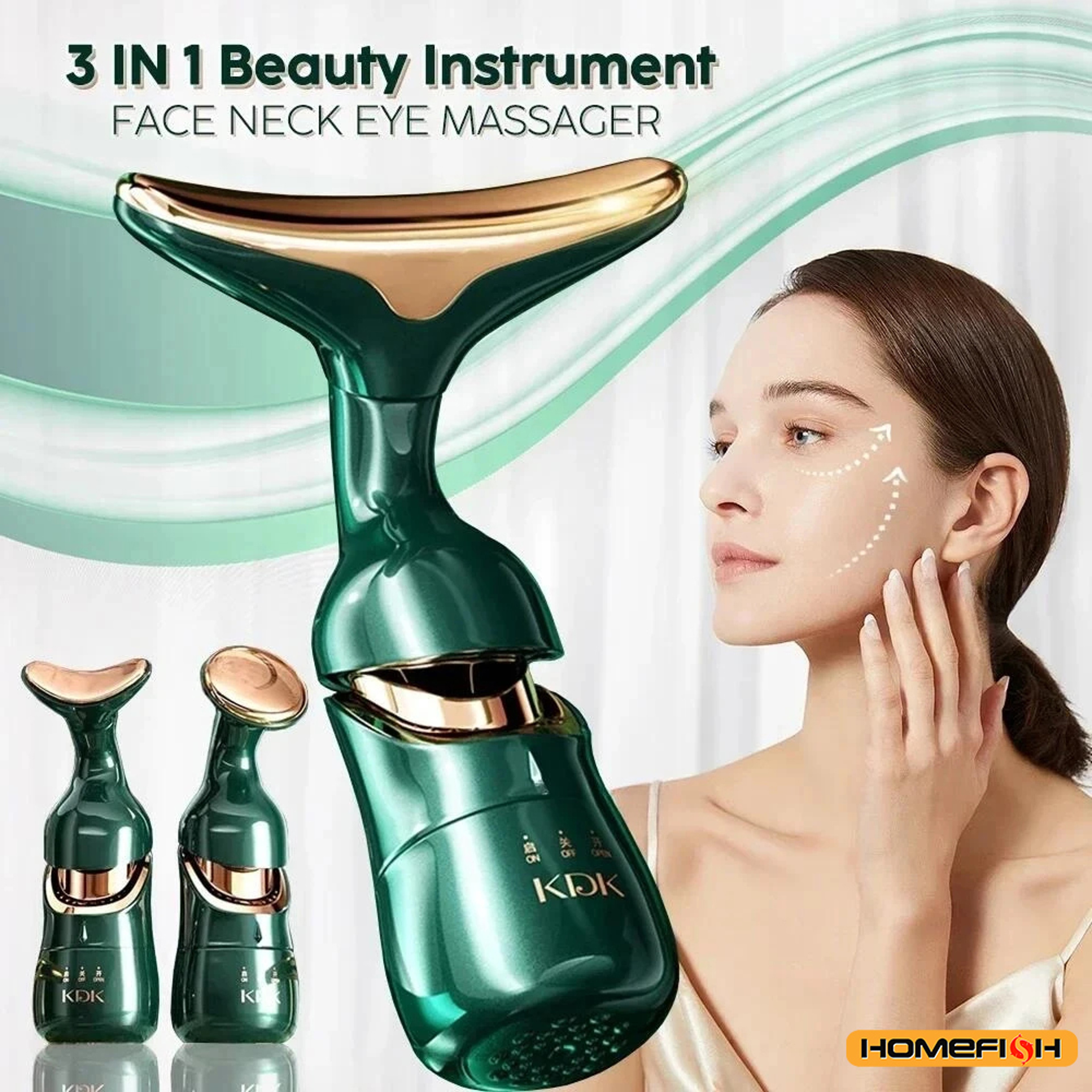 Face Slimmer Neck Facial Lifting Device Wrinkle Anti Massage EMS Skin Tightening 0