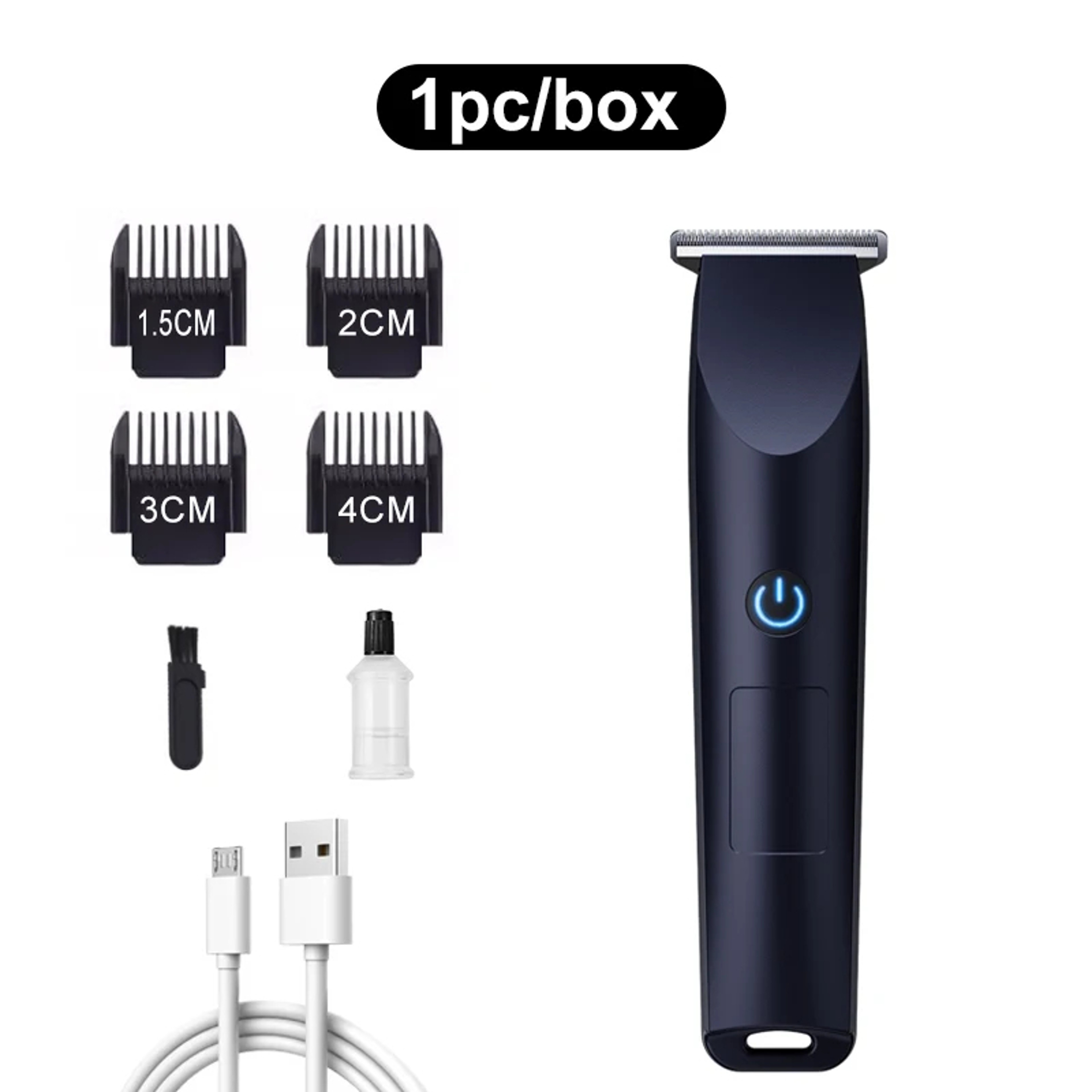 Electric Hair Clipper With USB Charging Adjustable Cutter Head For Hair And Beard Trimming 6