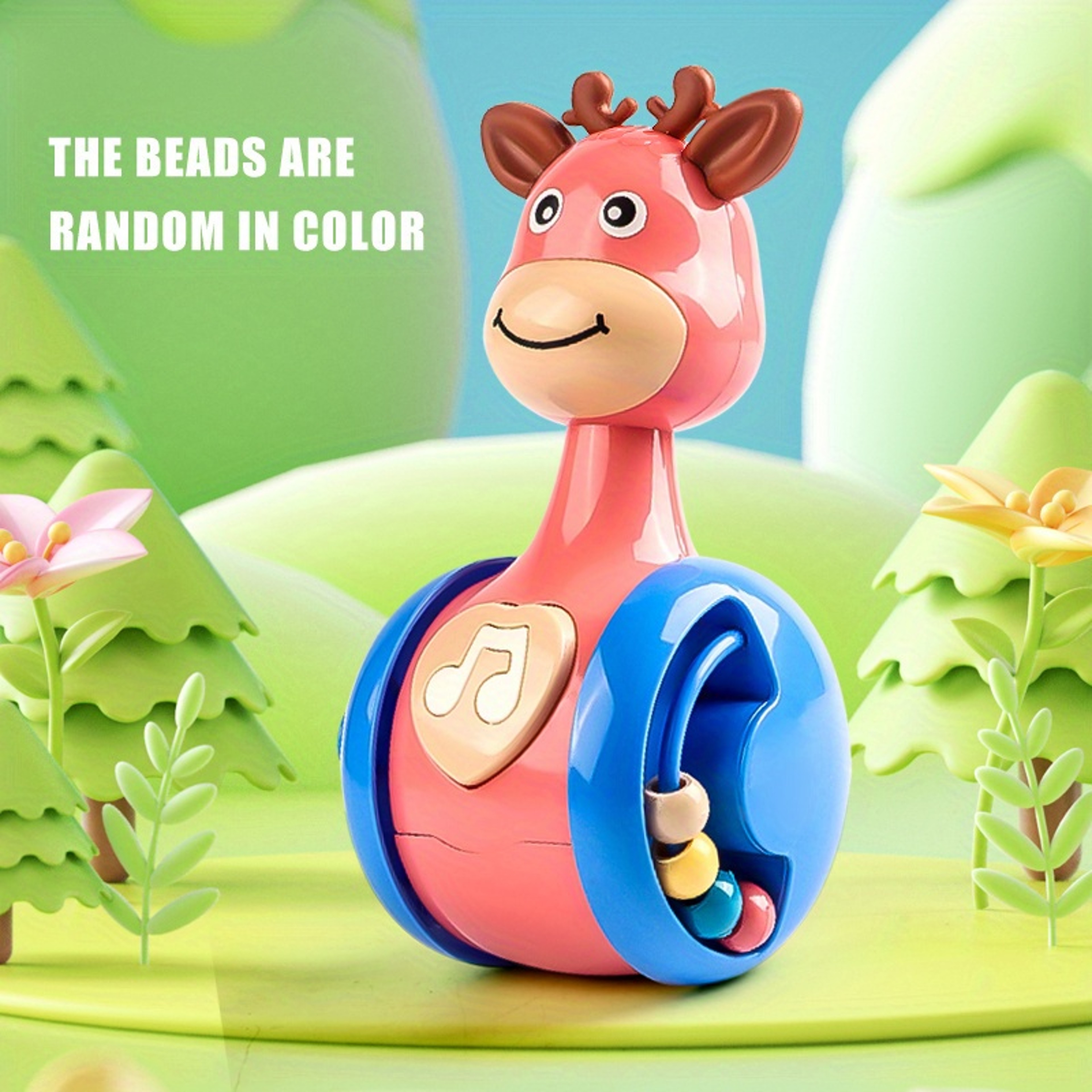 Tumbler Wobbler Toys for Infant Boy Girl, Roly Poly Baby Toys 6 to 12 Months - Perfect for Learning to Climb – view 1