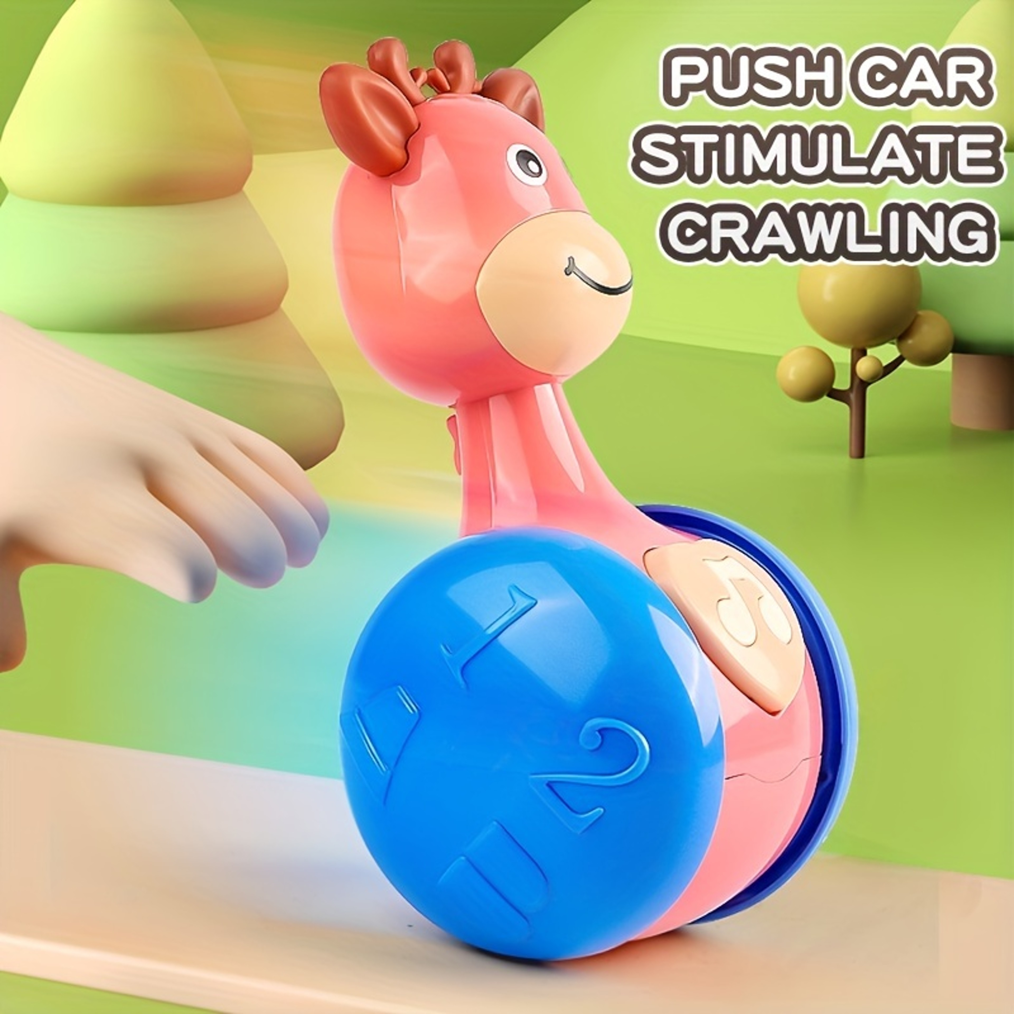 Tumbler Wobbler Toys for Infant Boy Girl, Roly Poly Baby Toys 6 to 12 Months - Perfect for Learning to Climb – view 4