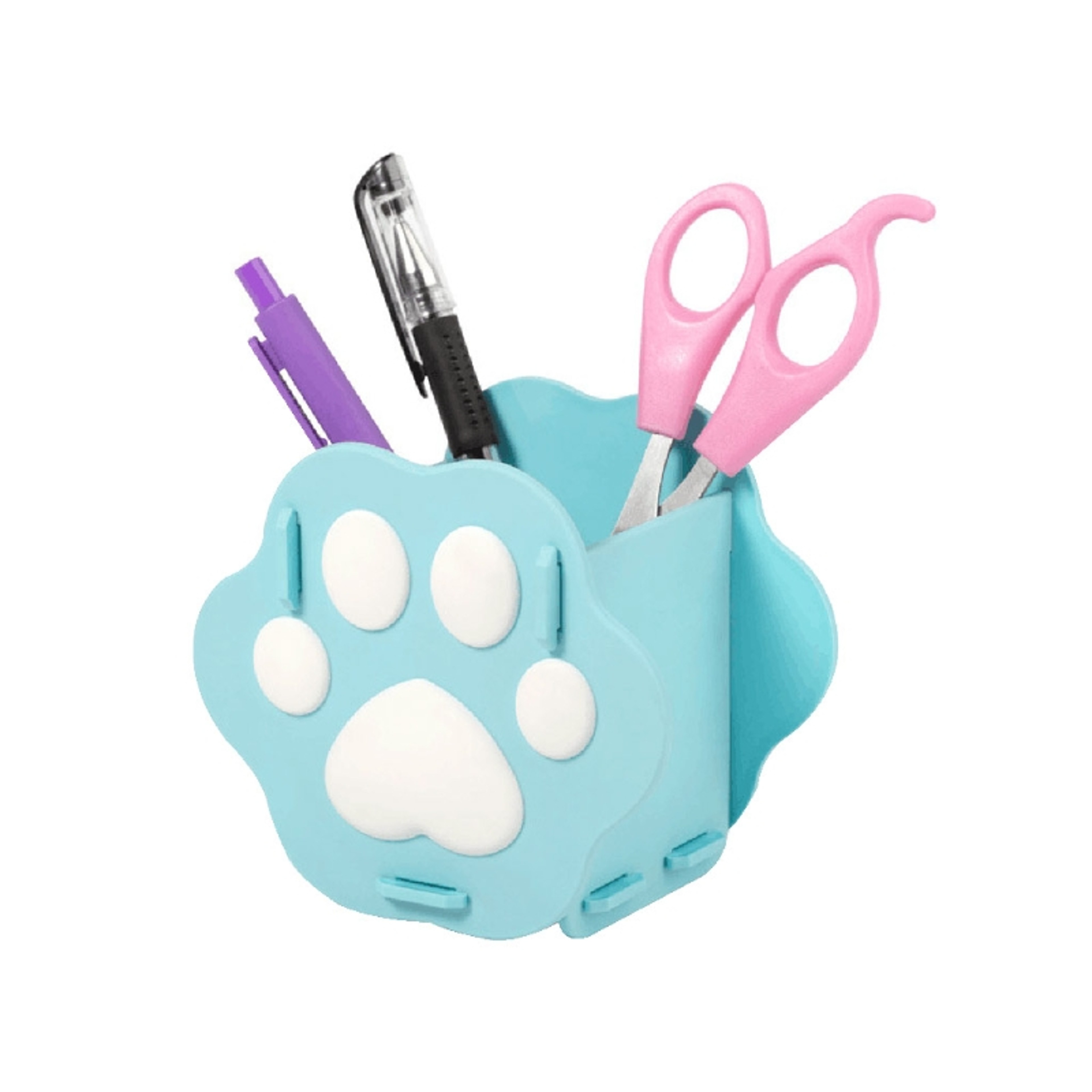 Pen Holder Stationery Holder Cute Cat Paw Desk Organizer For Office 6