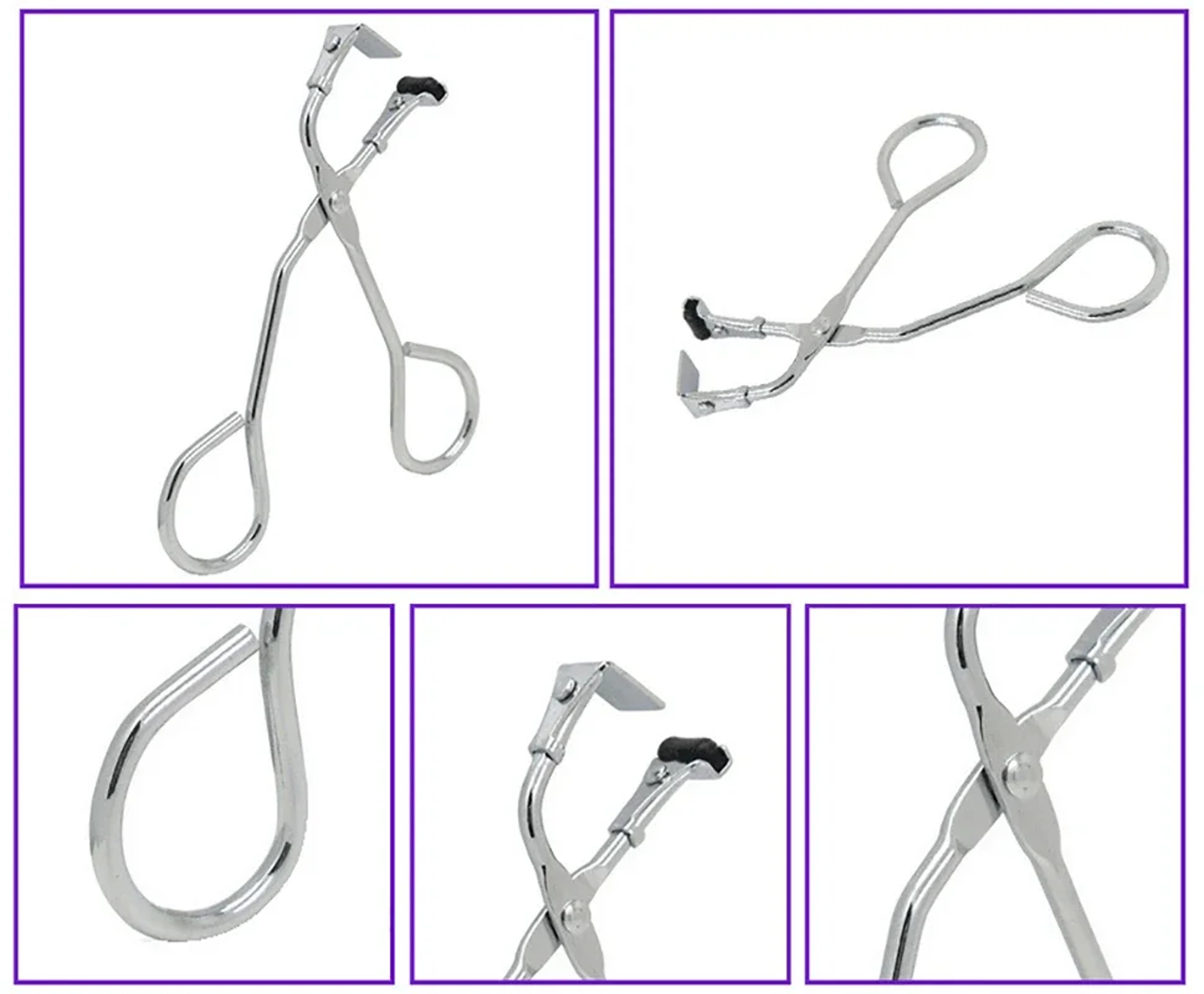 Mini Eyelash Curler Makeup Tool, Stainless Steel Cosmetic Clip for Natural Lash Curling – view 5