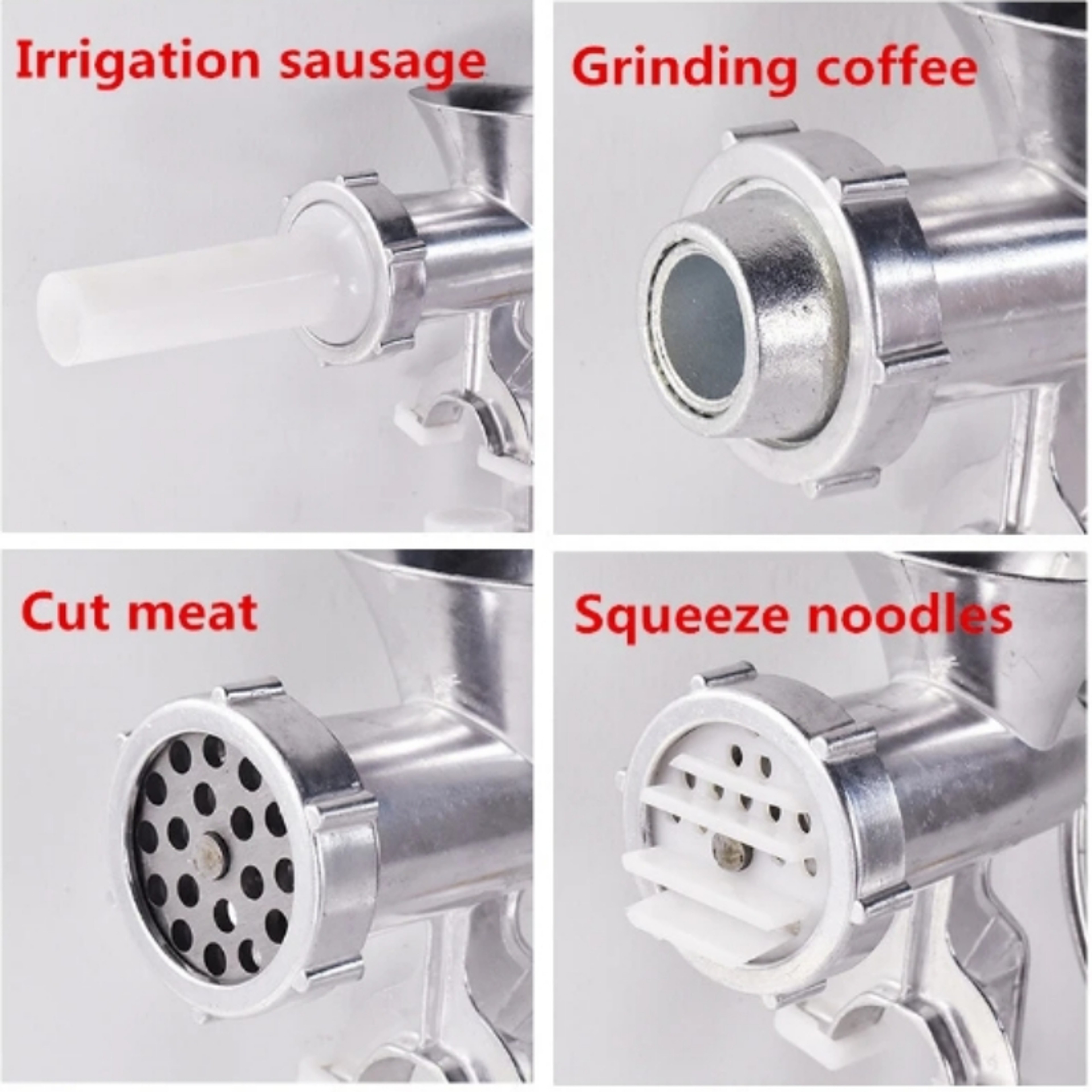 Metal Meat  Poultry Grinder Multifunctional Manual Mincer And Sausage Tool For Kitchen Household Me 3