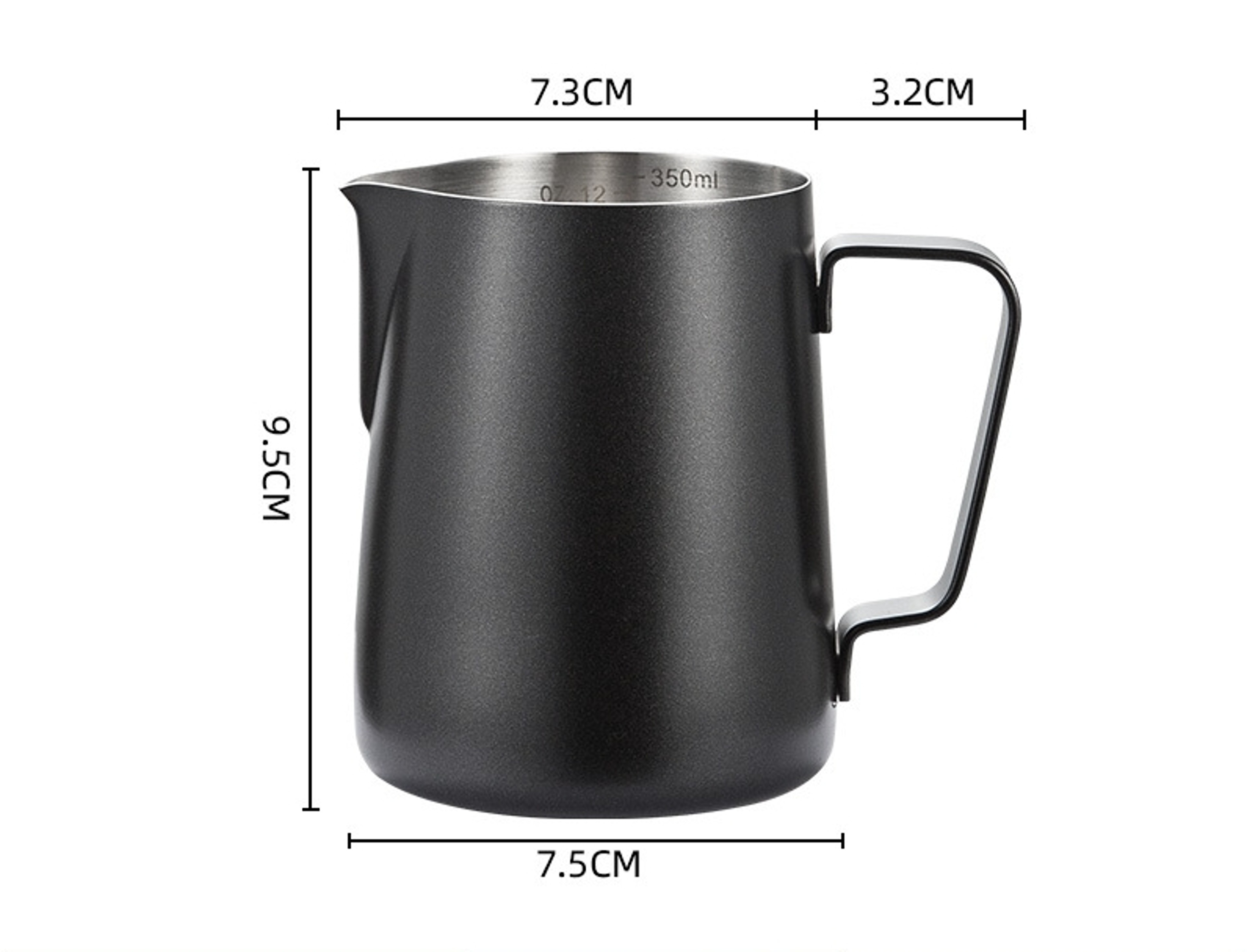 Espresso Steaming Milk Frothing Cup, Stainless Steel Coffee Pour Over Kettle – view 8