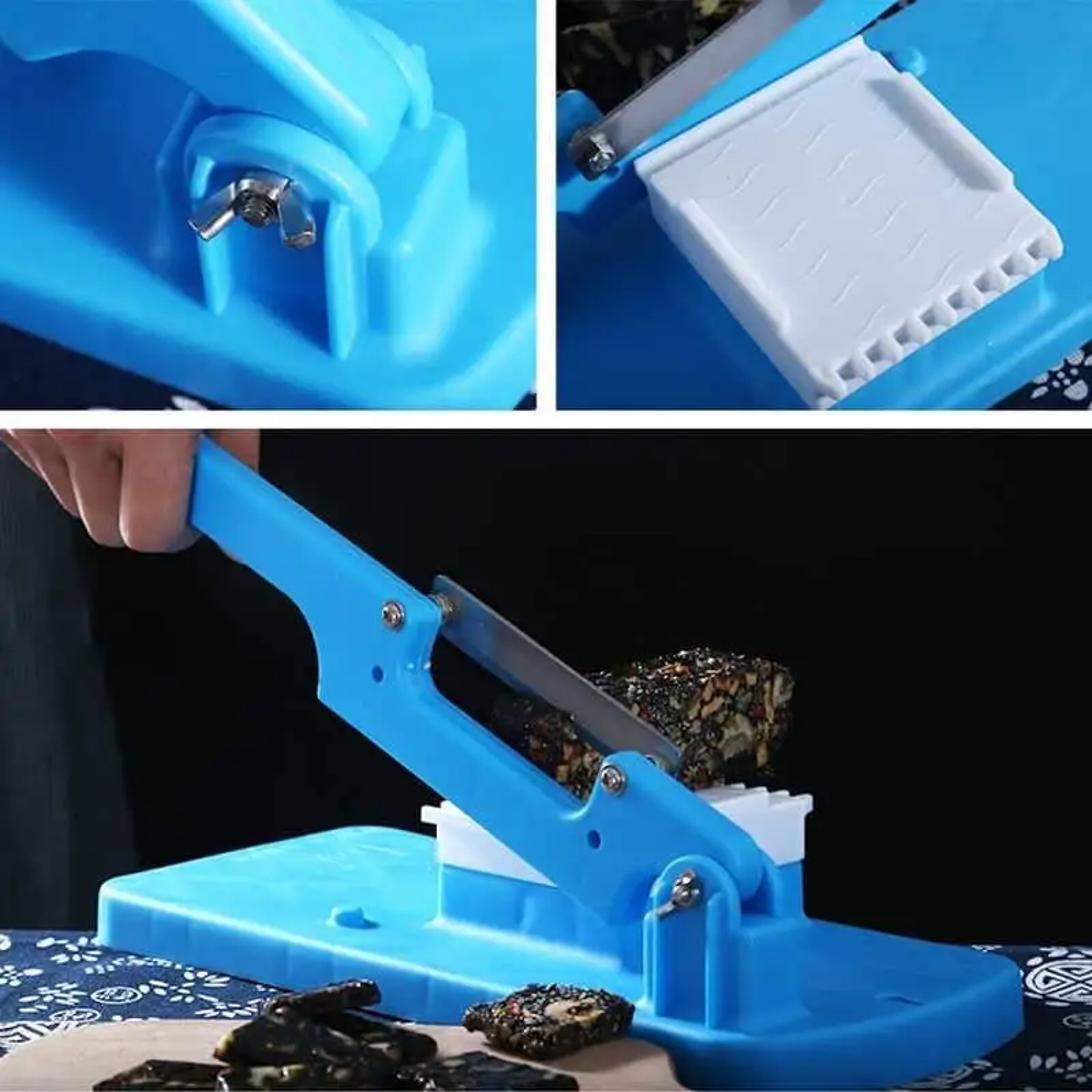 Frozen Meat Fat Beef Roll Cutting Machine Multi Functional Desktop Slicer For Manual 2