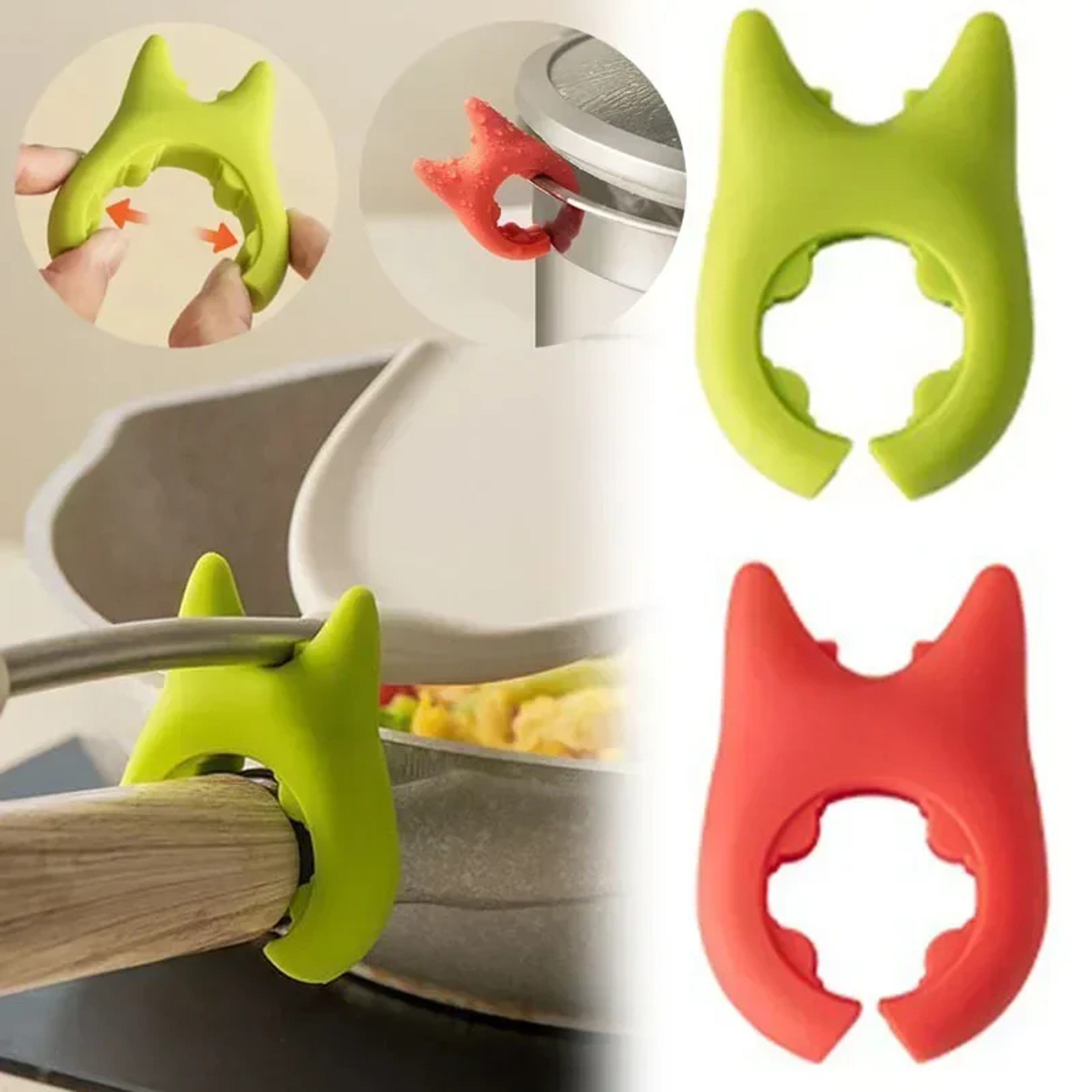 Kitchen Stir Fry Vegetable Anti Scalding Rack Creative Integrated Devil With Overflow Pot Storage 0