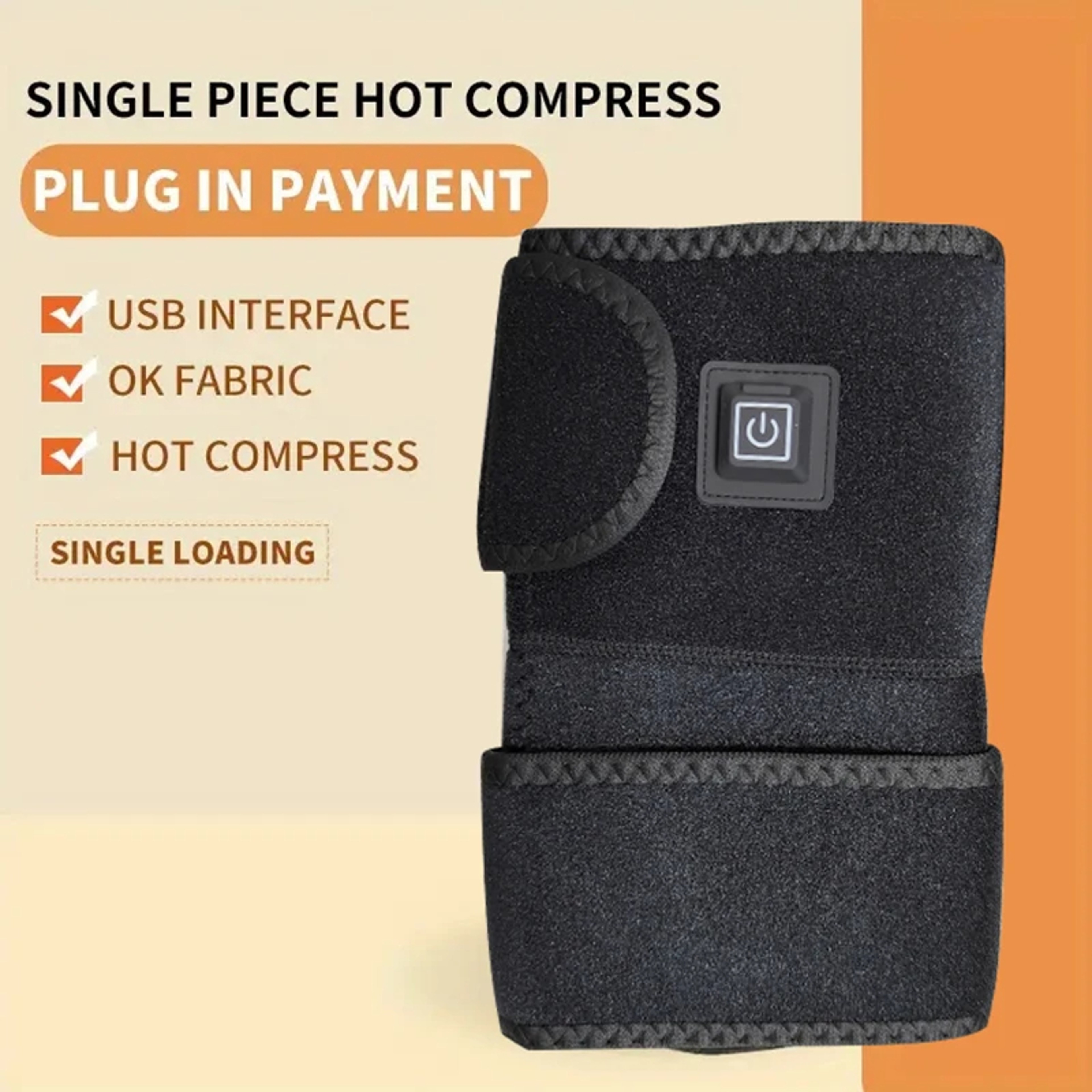 USB-Powered Electric Knee Heating Pad, Adjustable Heating Band for Joints, Ideal Warming Strap for Daily Comfort – view 7