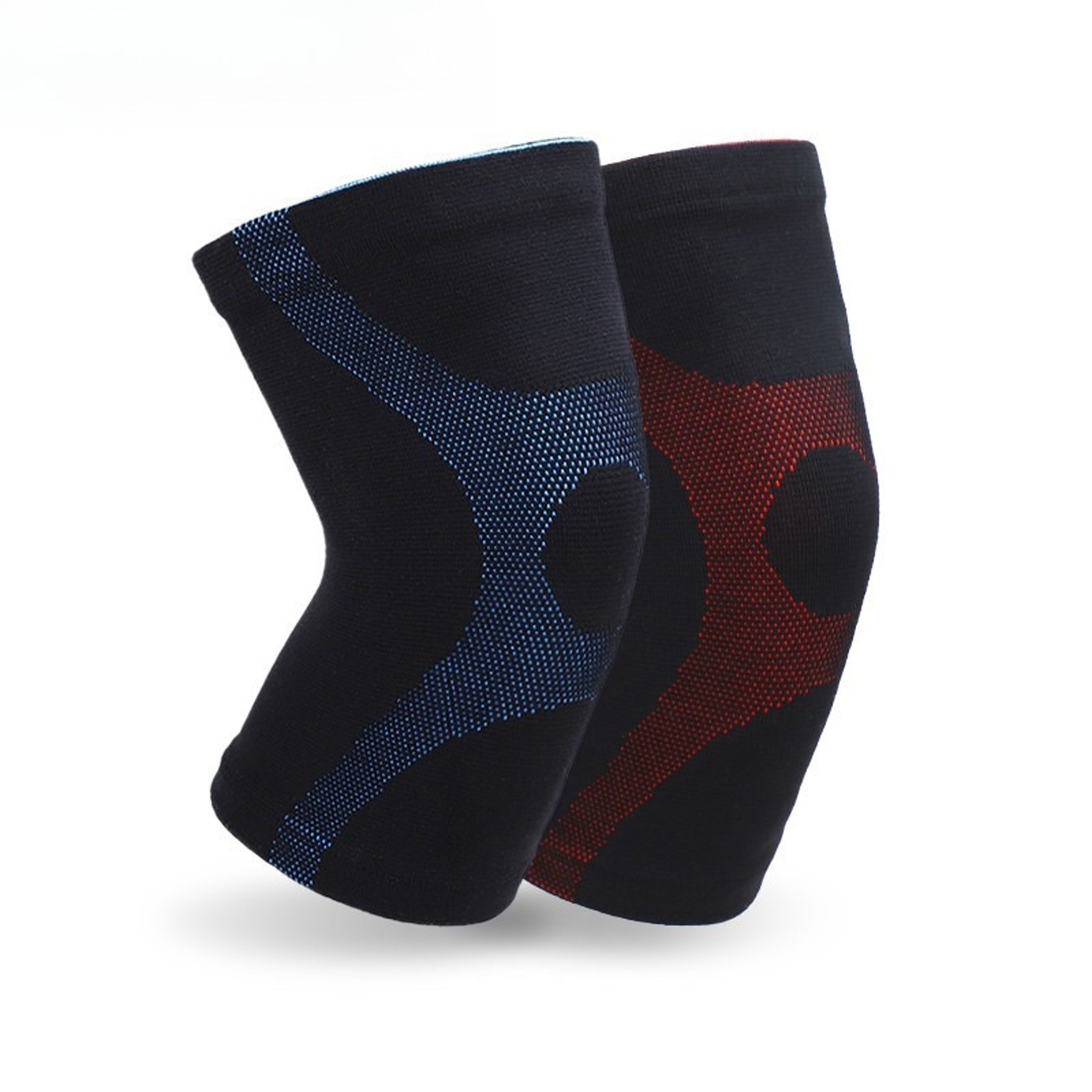Breathable Sports Nylon 3D HighElastic Knitted Knee Pads Warm And SweatAbsorbing For Running 0