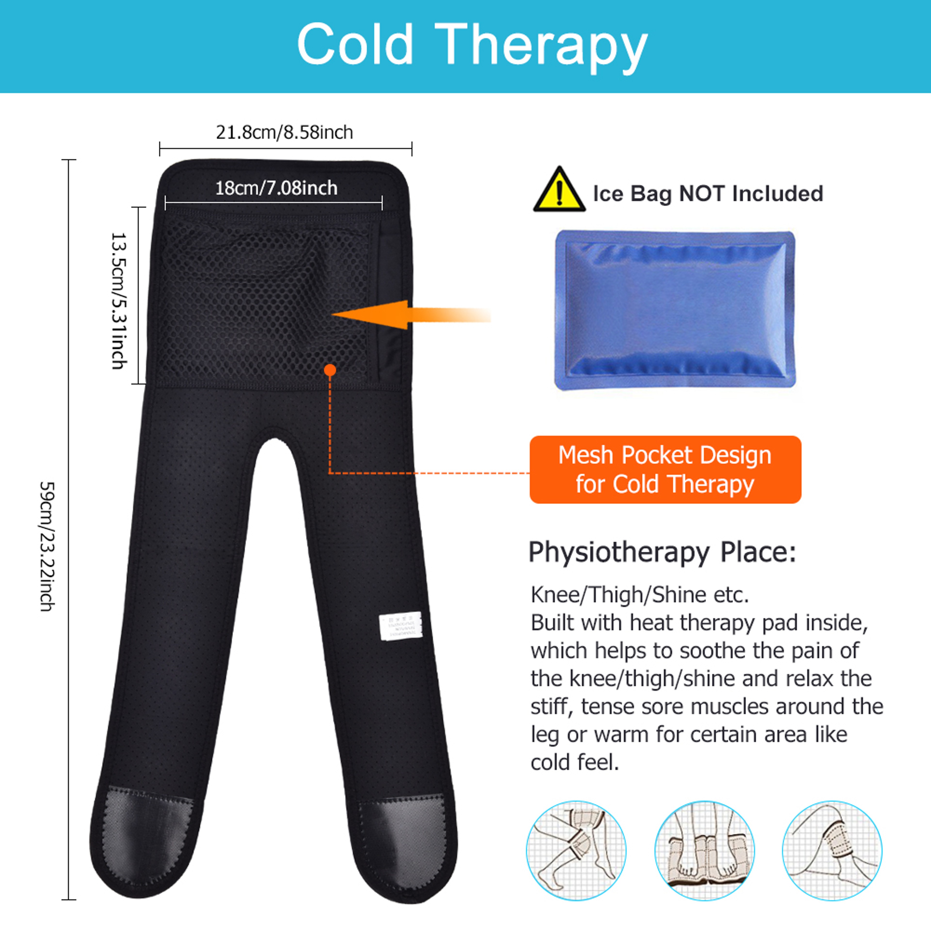 3gear Heated Knee Brace Electric Knee Heating Pad USB Support For Knee Joint Old Cold Leg Relief 4