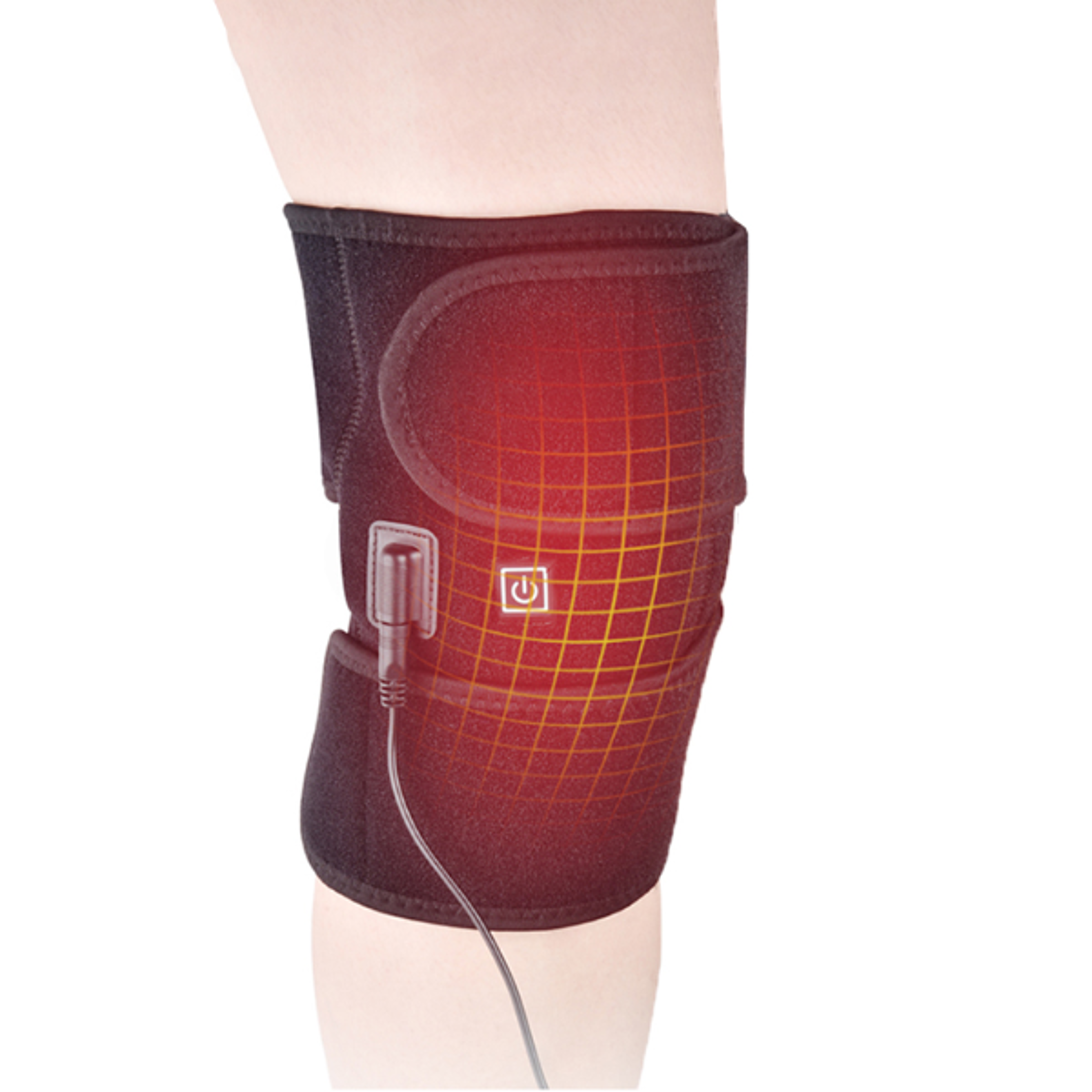 3gear Heated Knee Brace Electric Knee Heating Pad USB Support for Knee Joint Old Cold Leg Relief