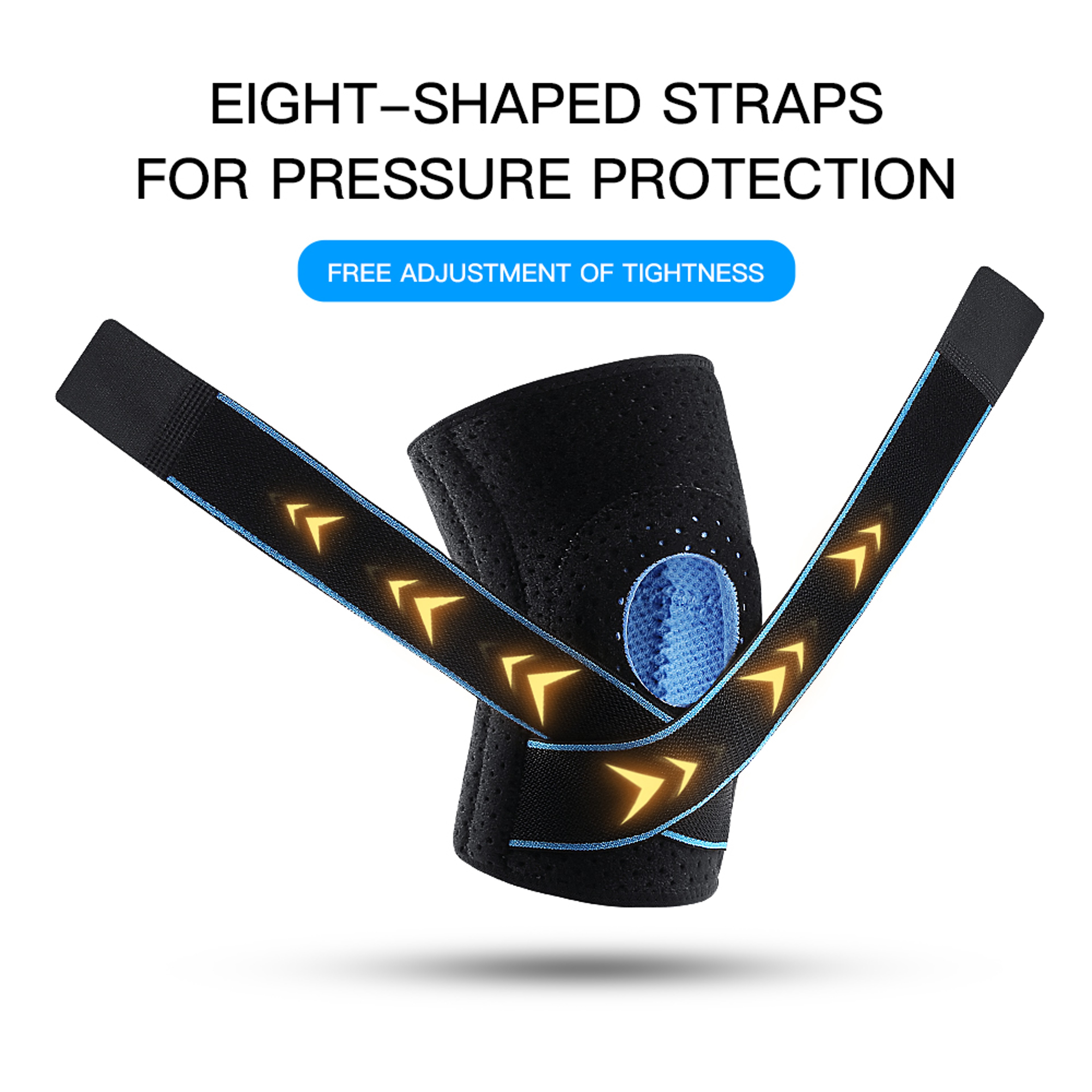 Patellar Tendon Support Strap Compression Knee Brace For Meniscus Tear Women Men Knee Pain Relief 4