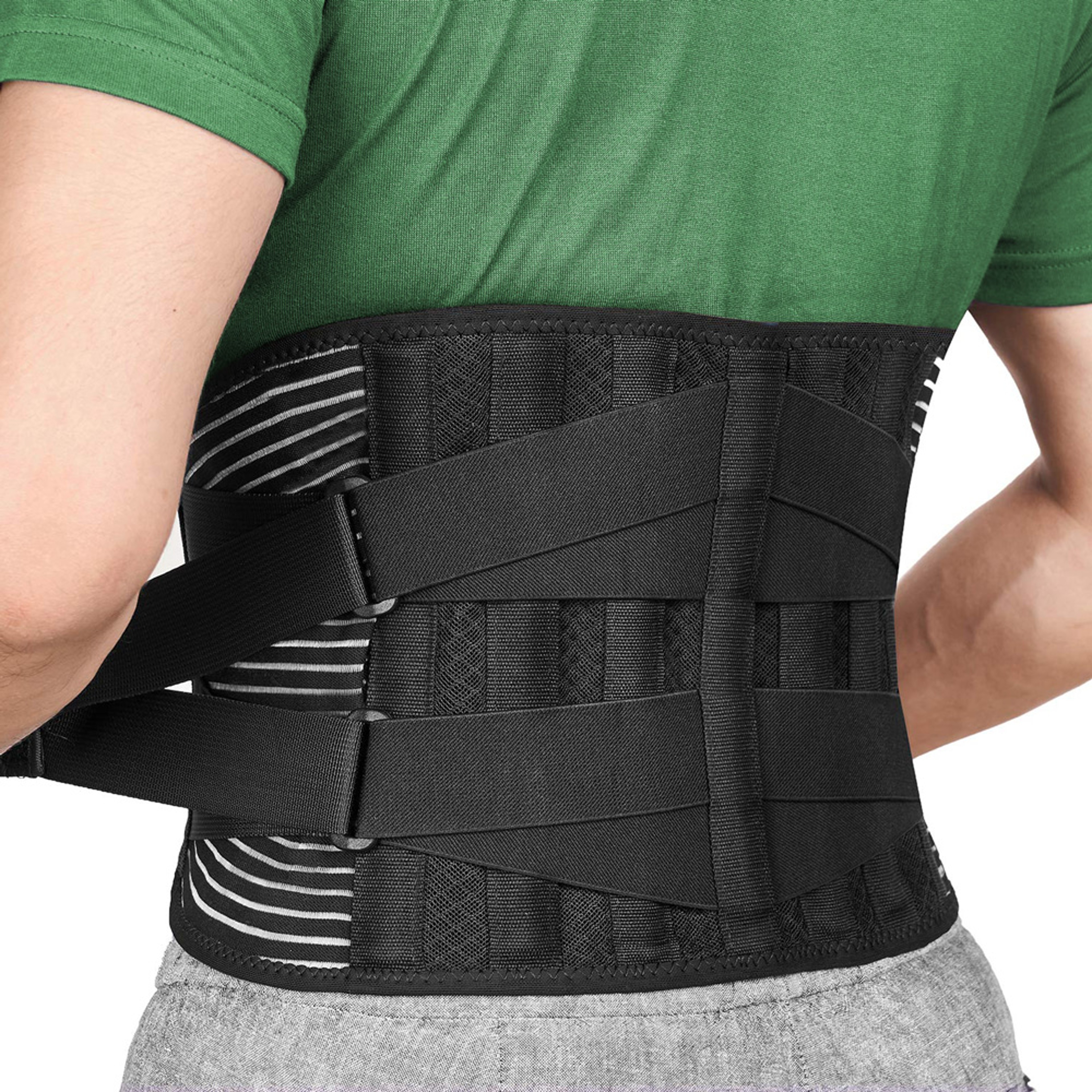 Work Lower Back Pain Relief Waist Belt Breathable Back Braces For Men And Women AntiSkid Lumbar Sup 0