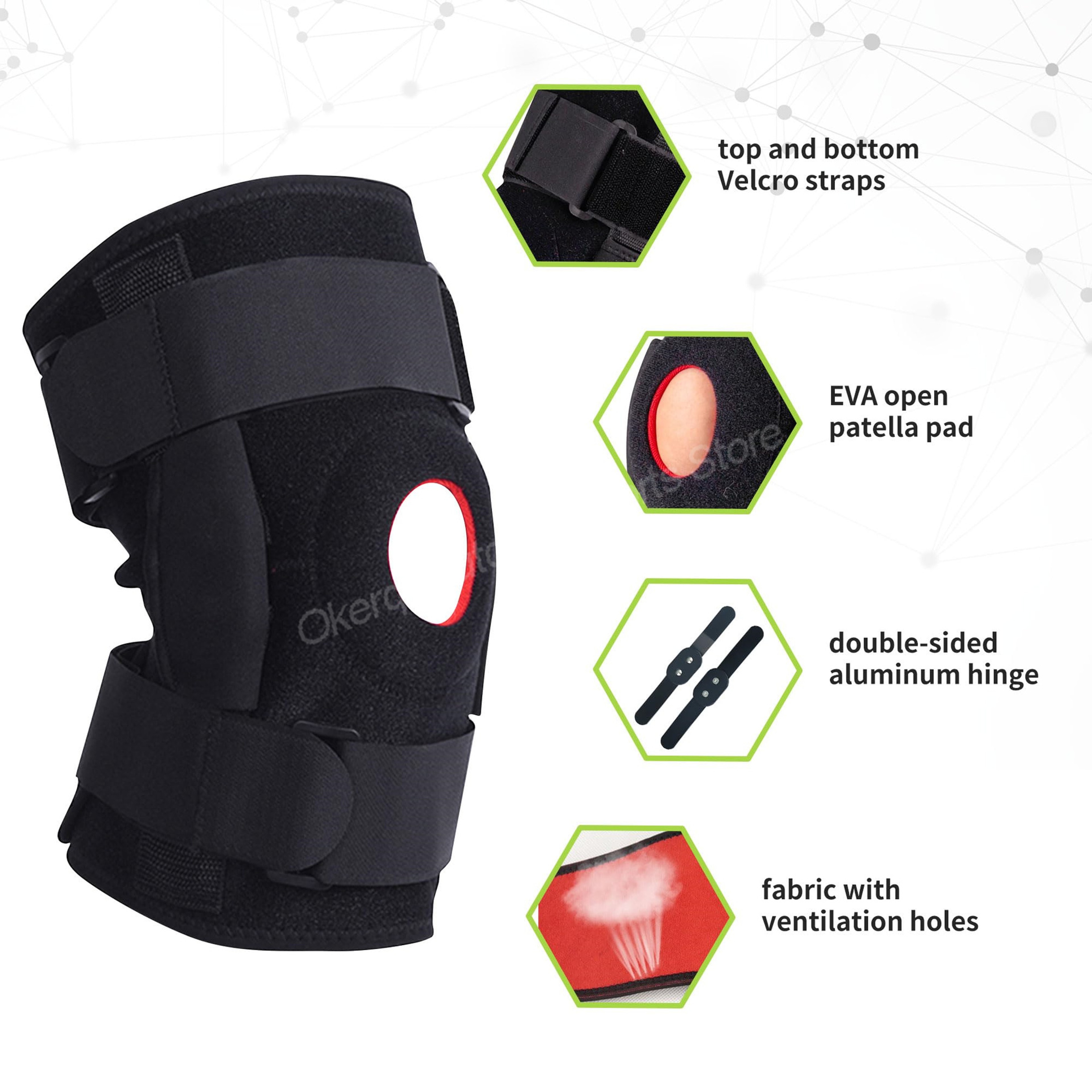 Sports Knee Support Knee Joint Protector Orthopedic Knee Brace 2