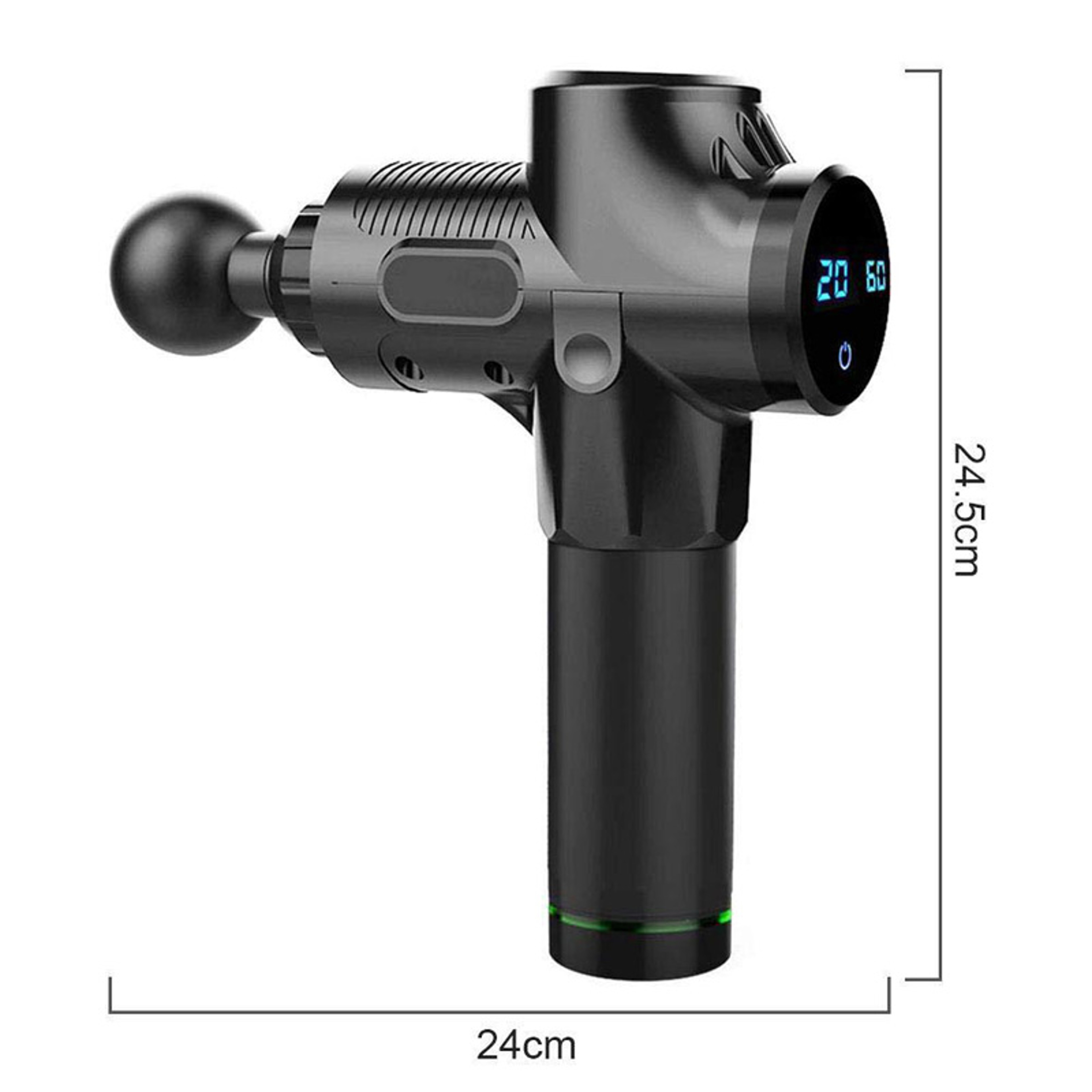Electric Percussion Fascial Massage Gun Pistol Massager For Deep Tissue Pain Relief Muscle Relaxati 4