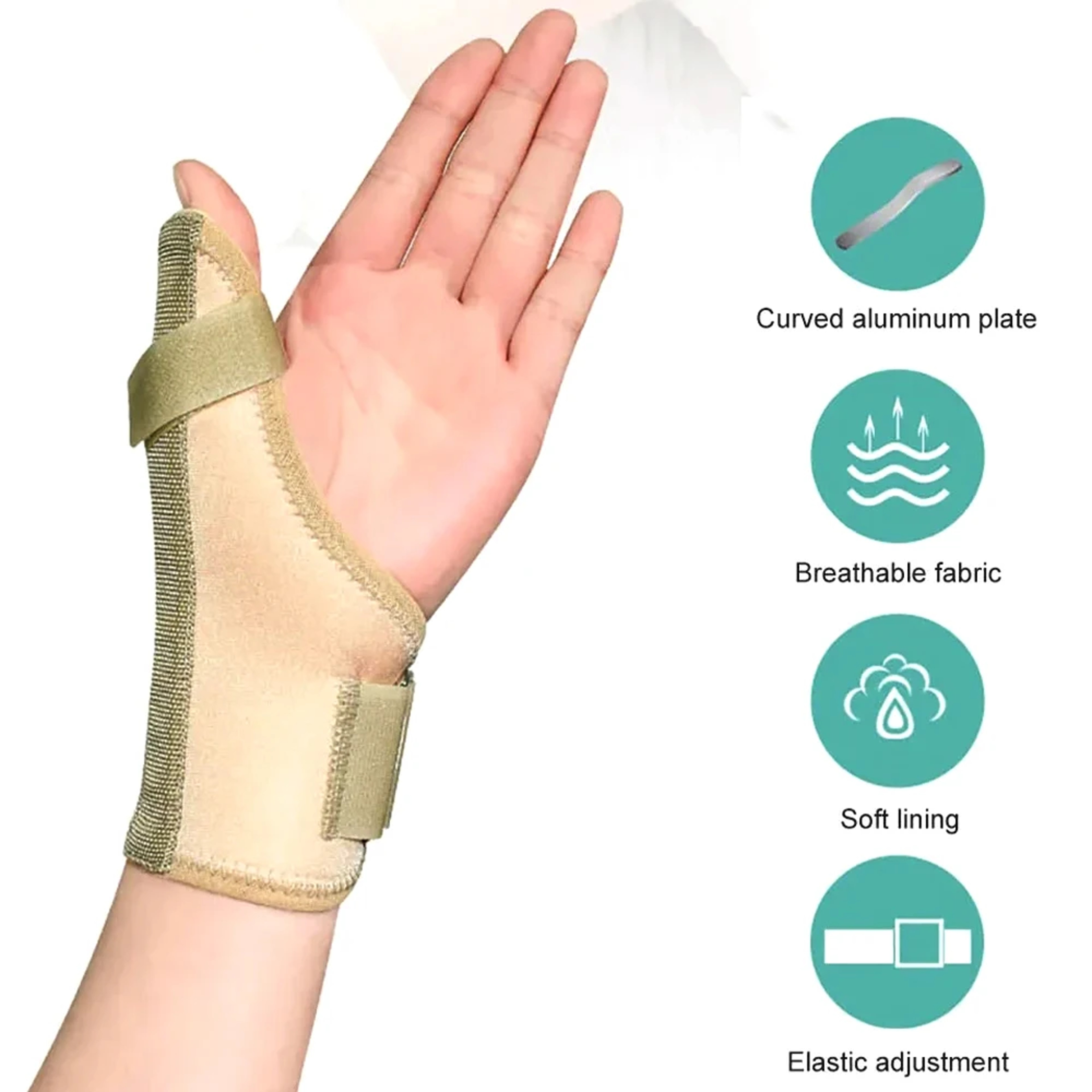 Thumb Spica Support Brace, Trigger Thumb Splint for Pain, Arthritis, Tendonitis, Sprains for Right & Left Hand – view 2
