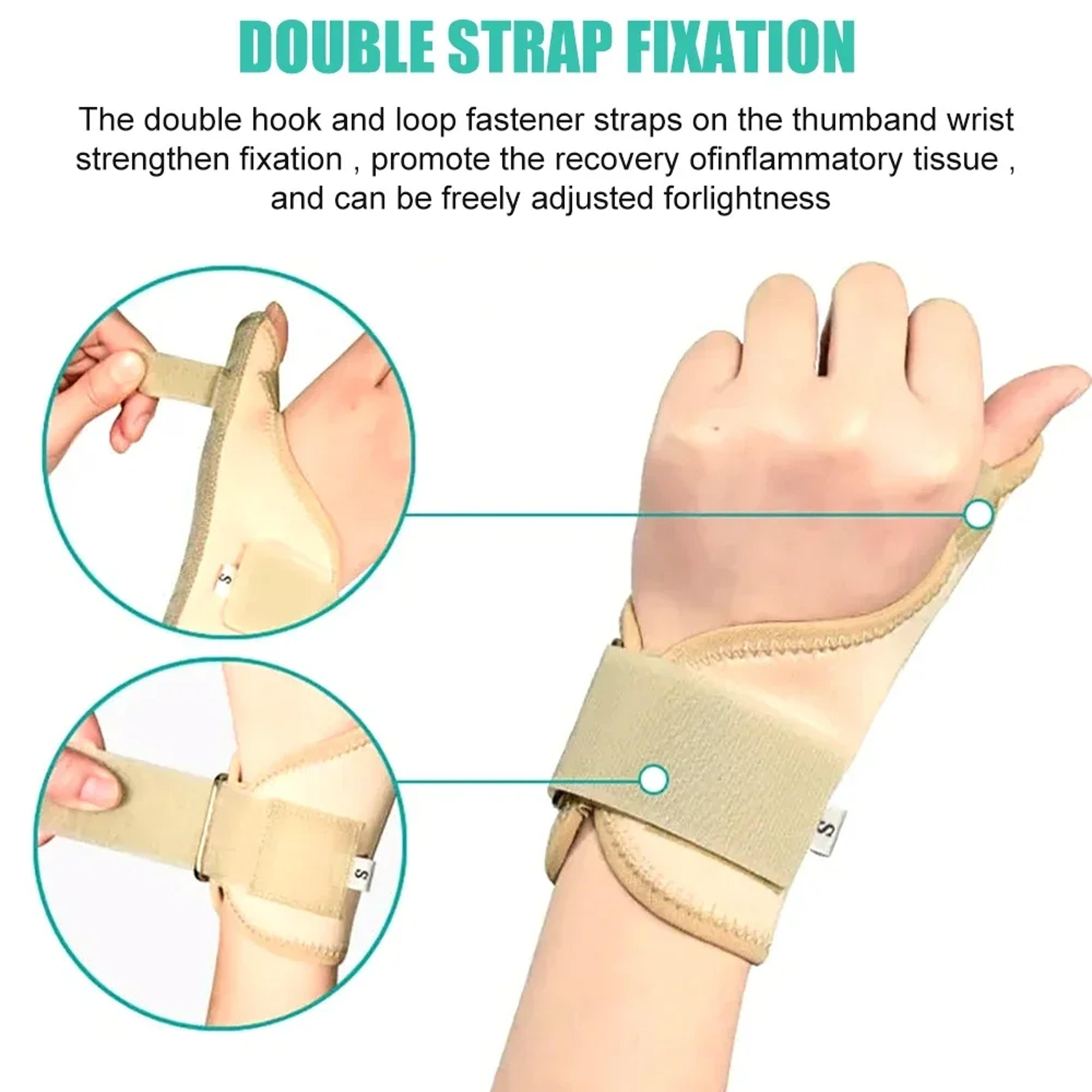 Thumb Spica Support Brace, Trigger Thumb Splint for Pain, Arthritis, Tendonitis, Sprains for Right & Left Hand – view 5