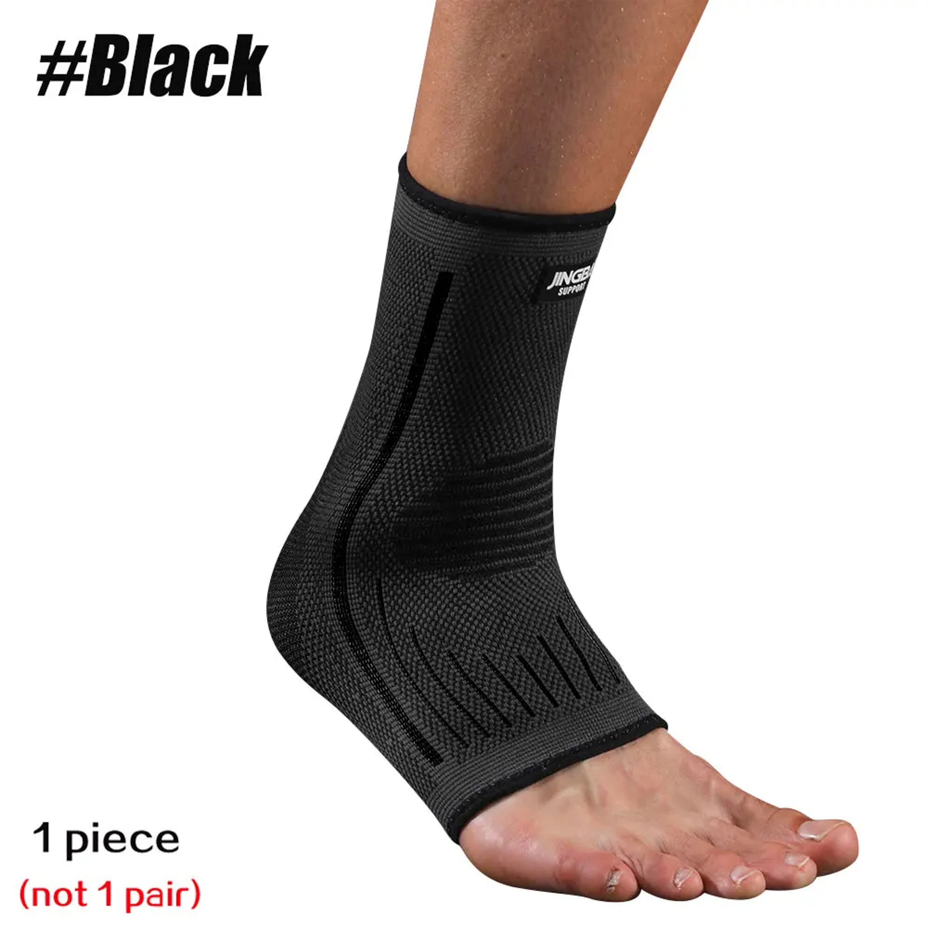 Elastic Ankle Support Brace Stabilizer, Breathable Compression Sleeve for Comfort – view 8