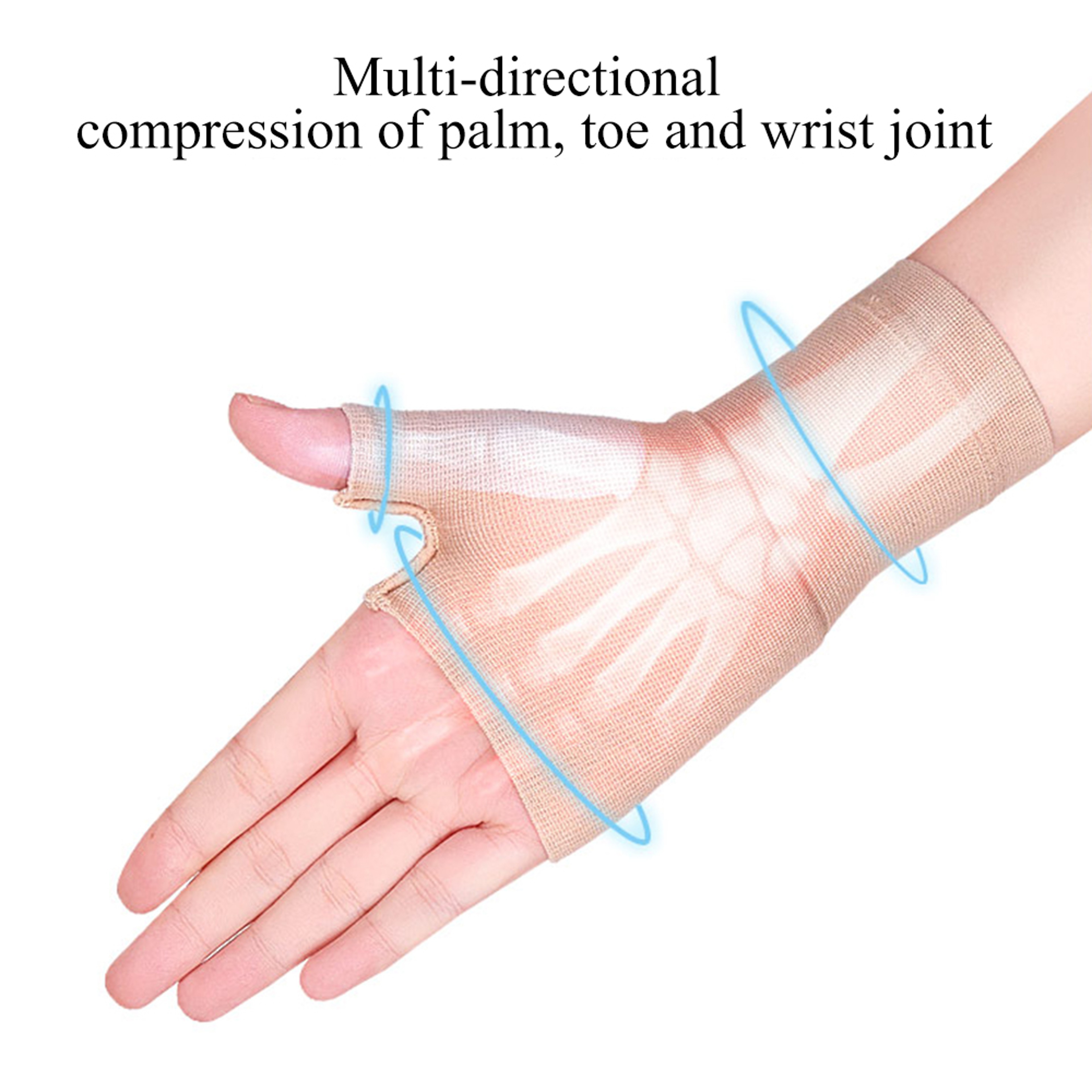 Carpal Tunnel Hands Wrist Support, Compression Thumb Band, Arthritis & Tenosynovitis Relief Gloves – view 4