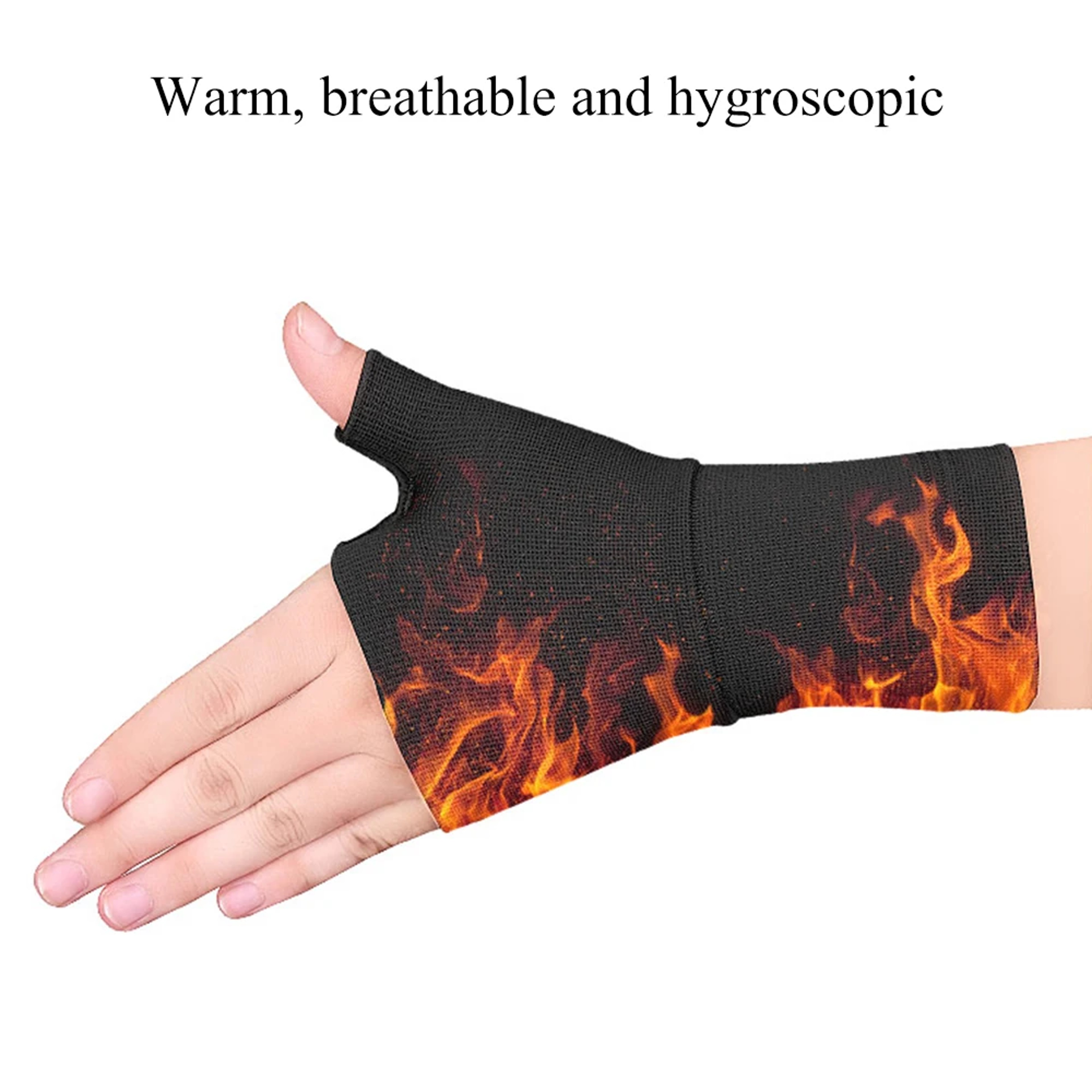 Carpal Tunnel Hands Wrist Support, Compression Thumb Band, Arthritis & Tenosynovitis Relief Gloves – view 5