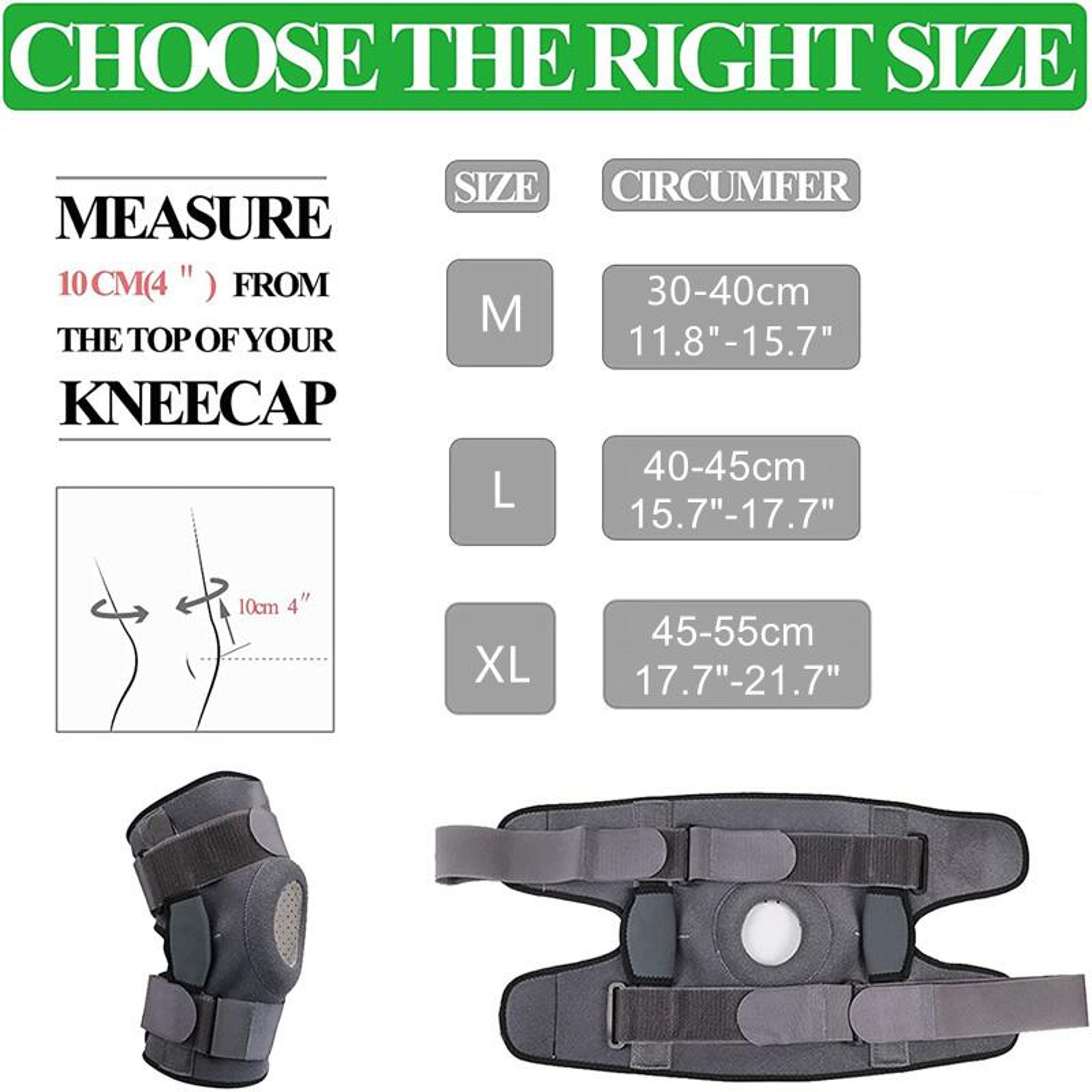 Dual Side Stabilizer Meniscus Tear Arthritis Hinged Knee Brace Support 4