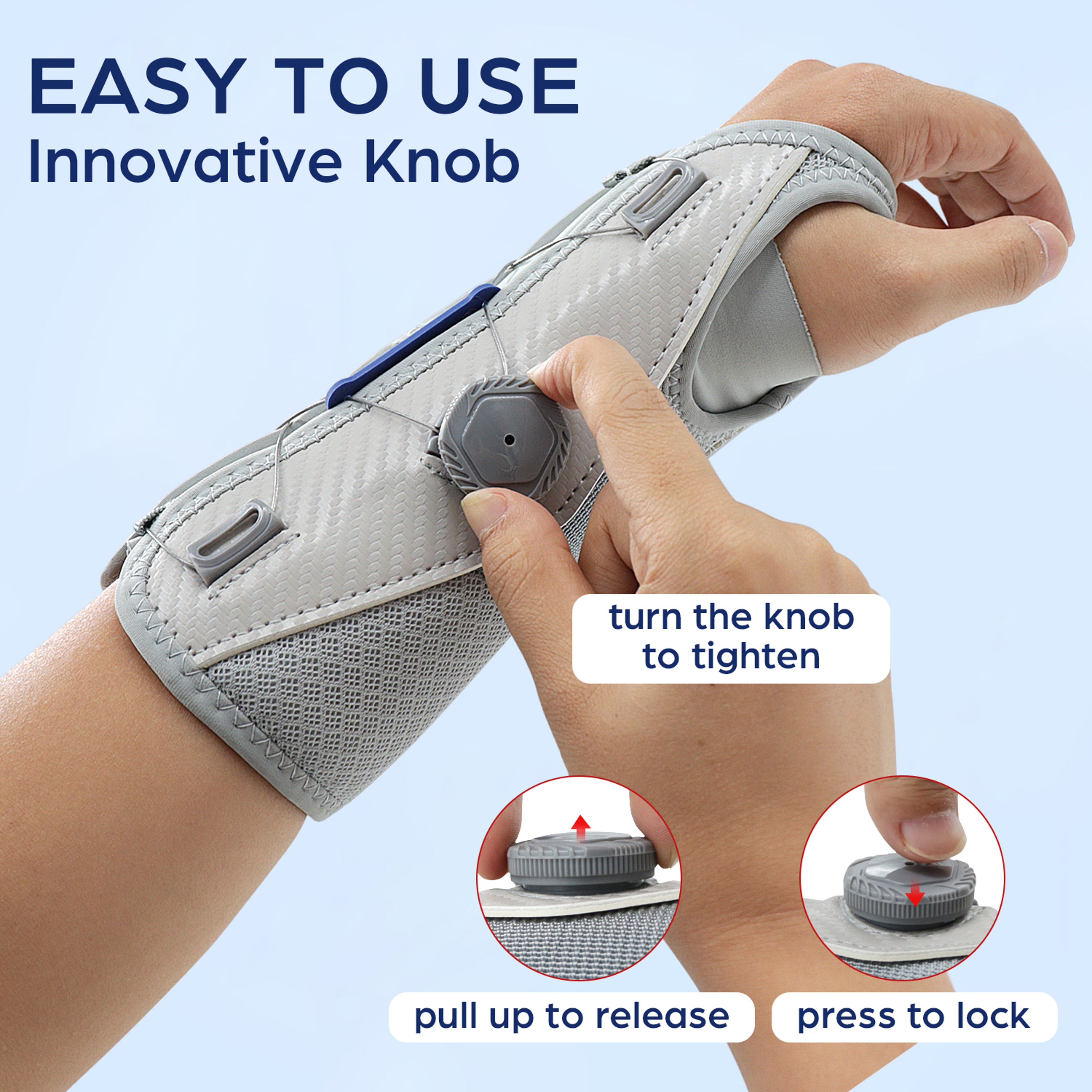 Hand Brace For Men  Women Adjustable Carpal Tunnel Wrist Brace Support 2