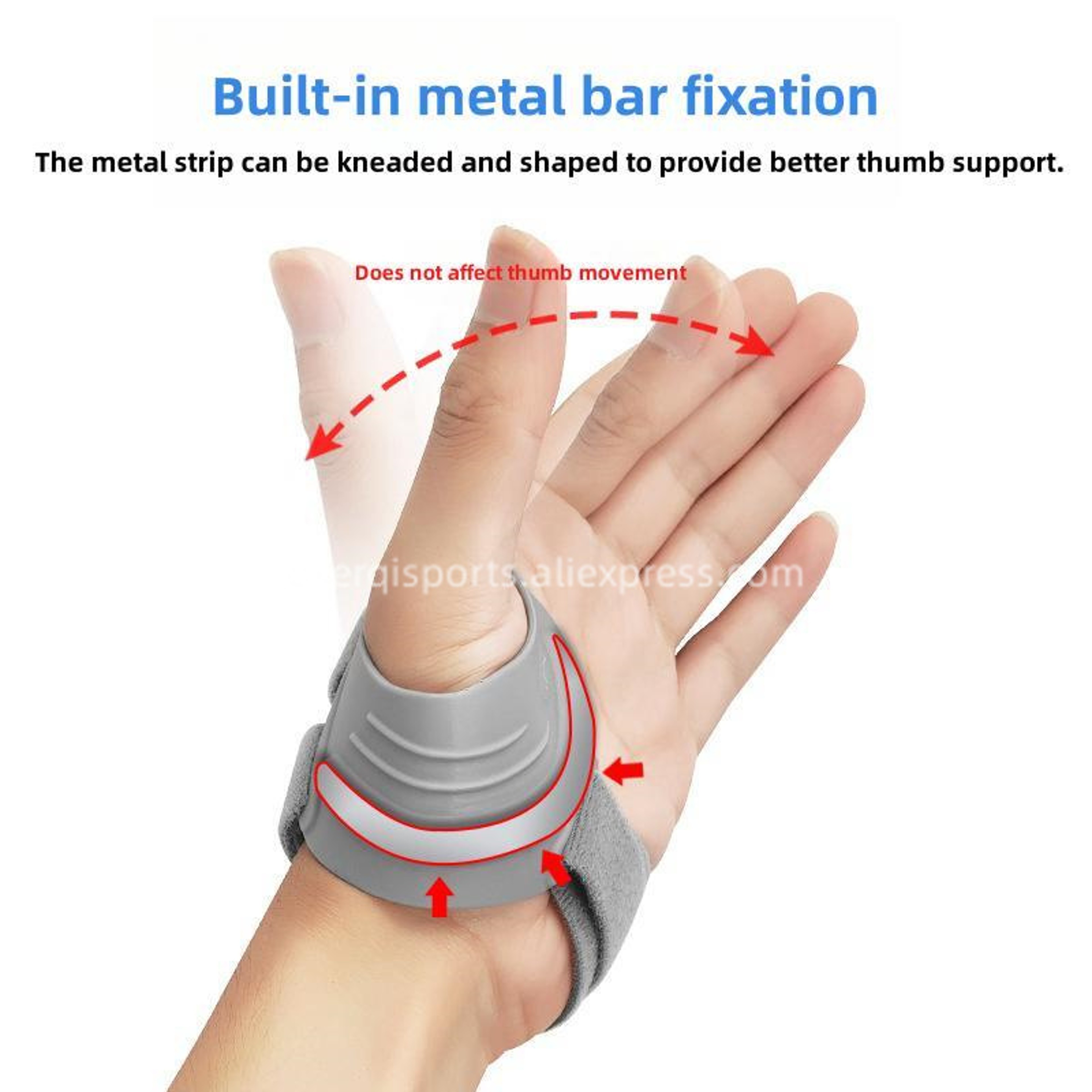 Lightweight Wrist Brace for Tendonitis, Breathable Thumb Support for Pain Relief – view 2